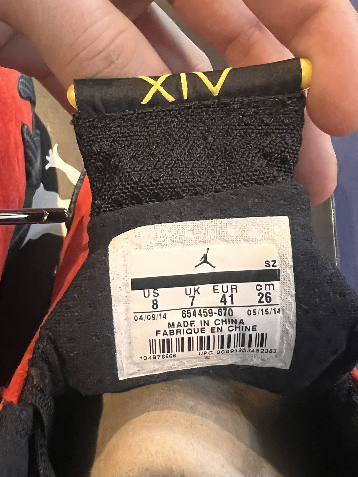 Jordan Brand Jordan 14 Ferrari Sz 8 vvvnds Size US 8 / EU 41 - 6 Thumbnail