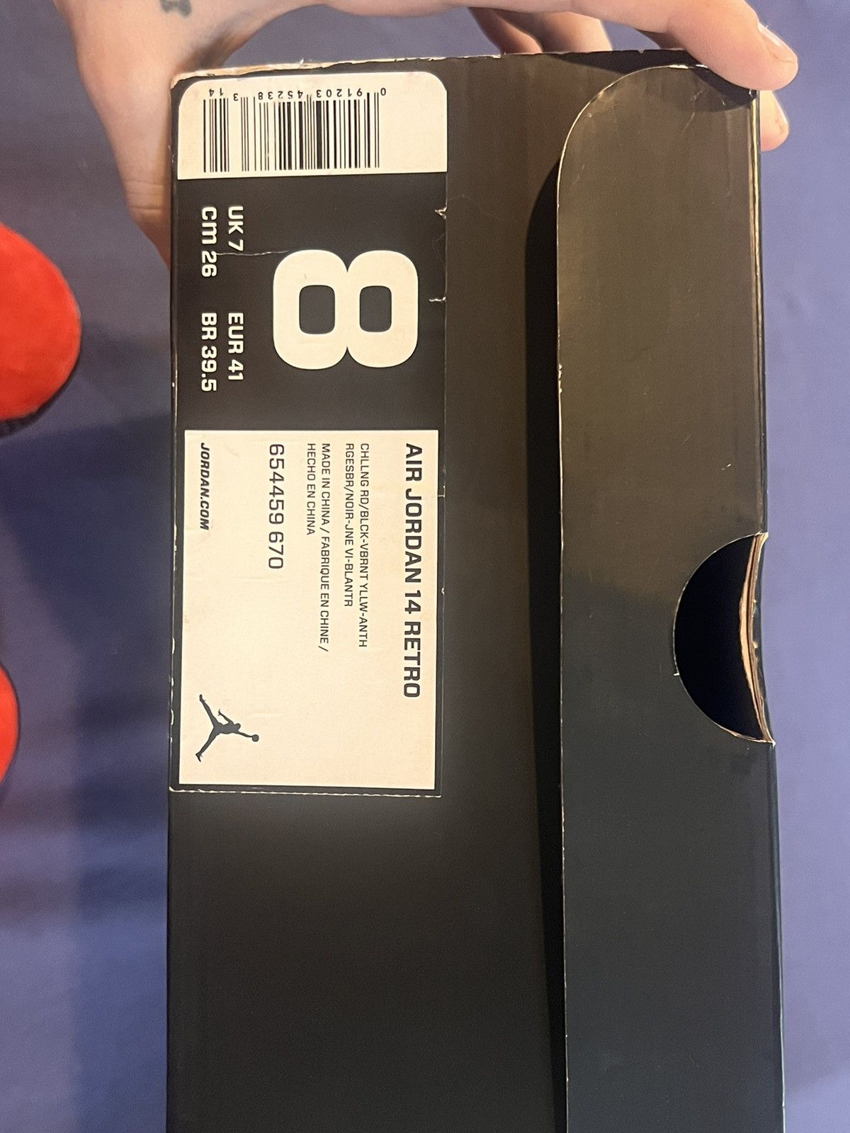 Jordan Brand Jordan 14 Ferrari Sz 8 vvvnds Size US 8 / EU 41 - 7 Thumbnail