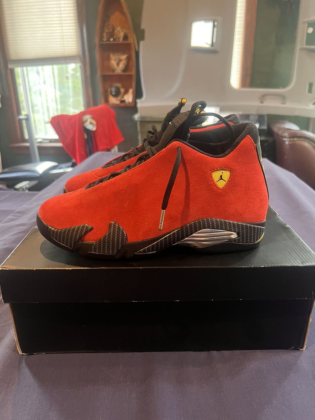 Jordan Brand Jordan 14 Ferrari Sz 8 vvvnds Size US 8 / EU 41 - 2 Thumbnail