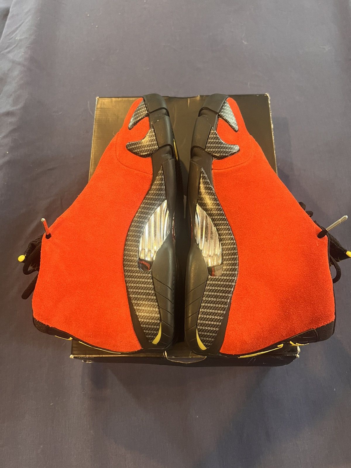 Jordan Brand Jordan 14 Ferrari Sz 8 vvvnds Size US 8 / EU 41 - 4 Thumbnail
