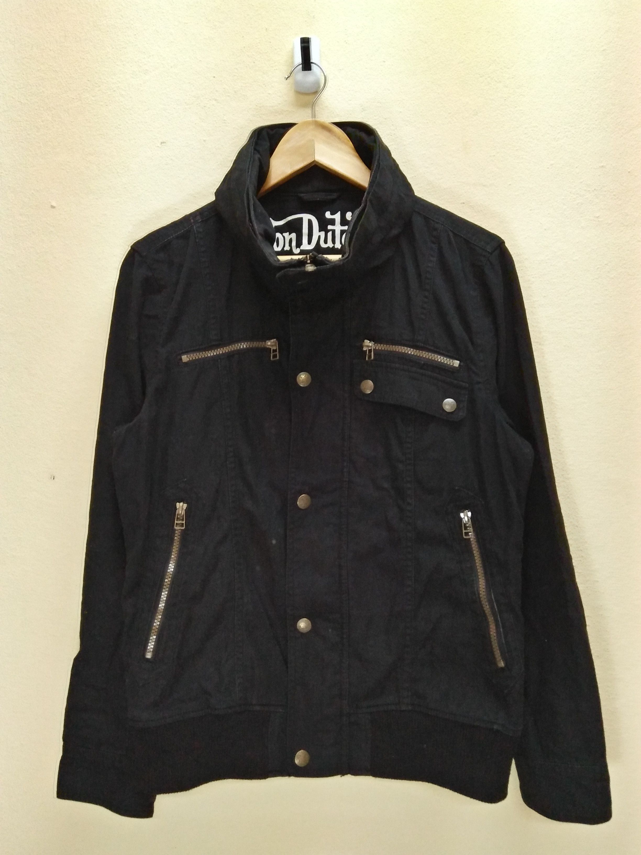 Other × Von Dutch VON DUTCH X LOS ANGELES MOTORCYCLES Black Hoodie Jacket. Size US M / EU 48-50 / 2 - 1 Thumbnail