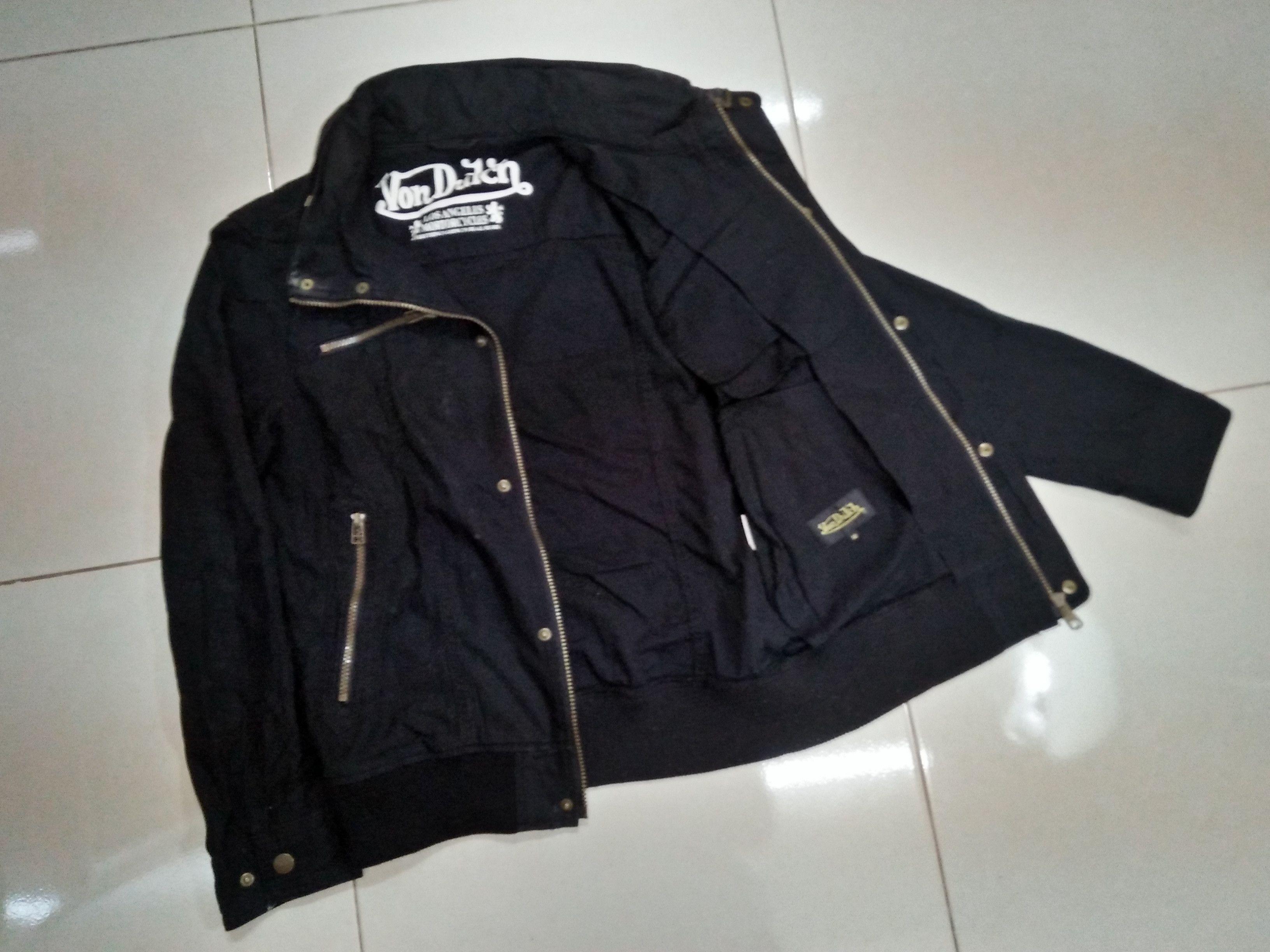 Other × Von Dutch VON DUTCH X LOS ANGELES MOTORCYCLES Black Hoodie Jacket. Size US M / EU 48-50 / 2 - 5 Thumbnail
