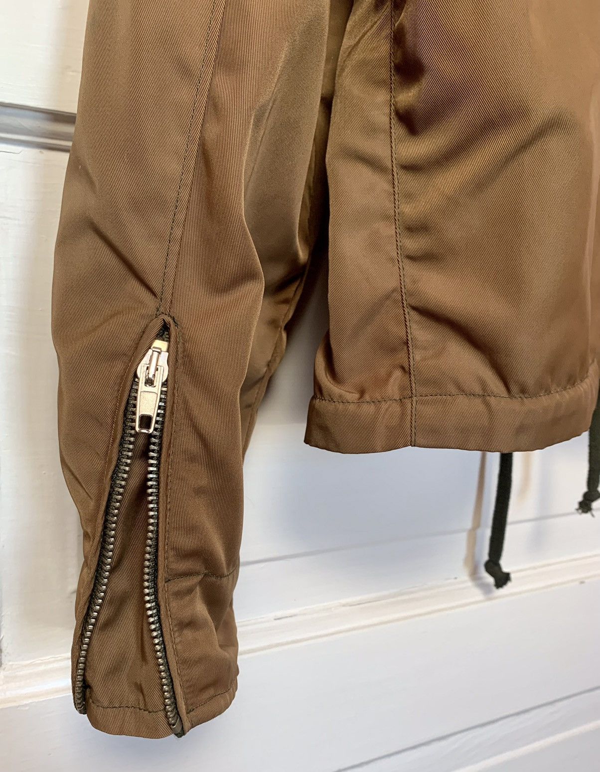 Helmut Lang × Vintage Archival HELMUT LANG Army Khaki Nylon MA-1 Bomber 48 Sample Size US M / EU 48-50 / 2 - 6 Thumbnail