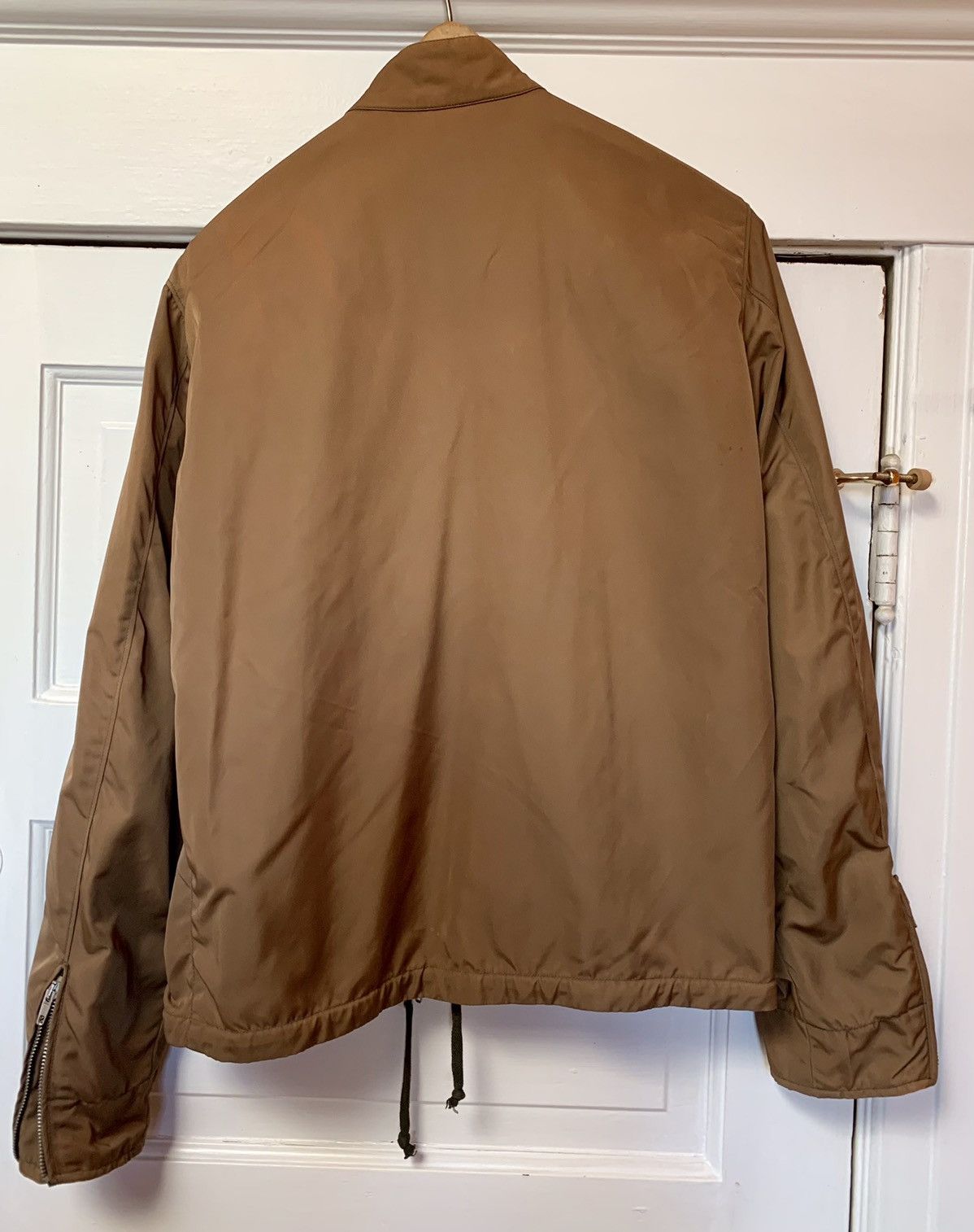 Helmut Lang × Vintage Archival HELMUT LANG Army Khaki Nylon MA-1 Bomber 48 Sample Size US M / EU 48-50 / 2 - 4 Thumbnail