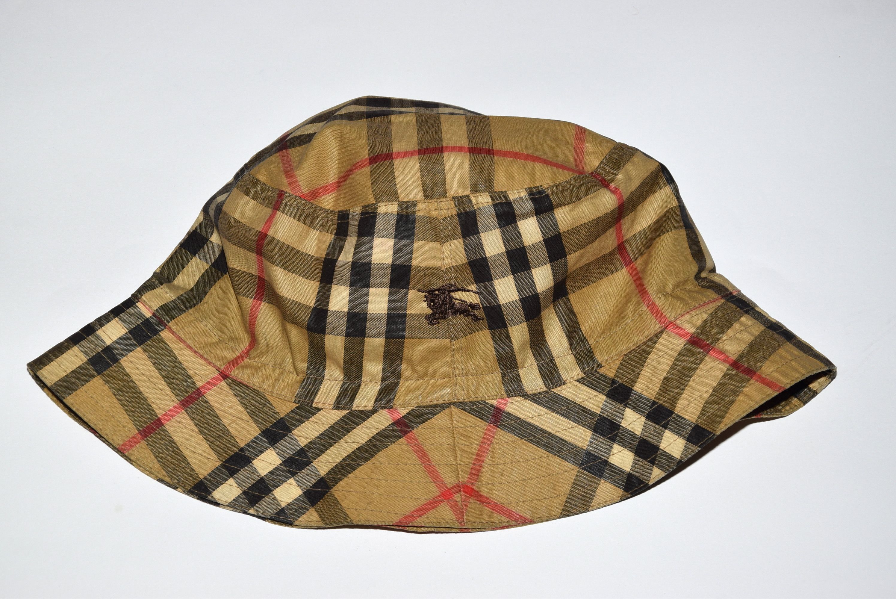 Rare 100% Authentic Burberry Vintage Check Wool Safari