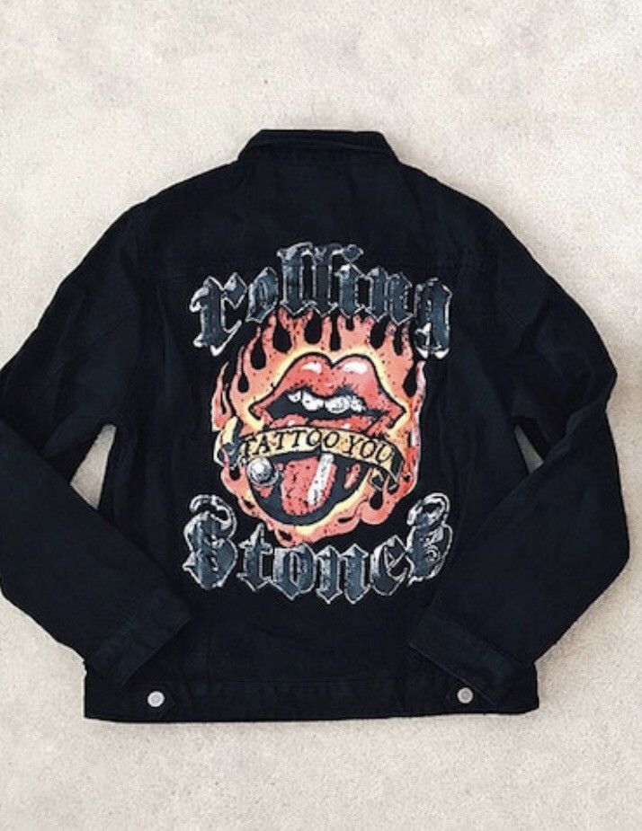 The Rolling Stones ジャケット Forever 21 × The Rolling Stones The Rolling Stones Black