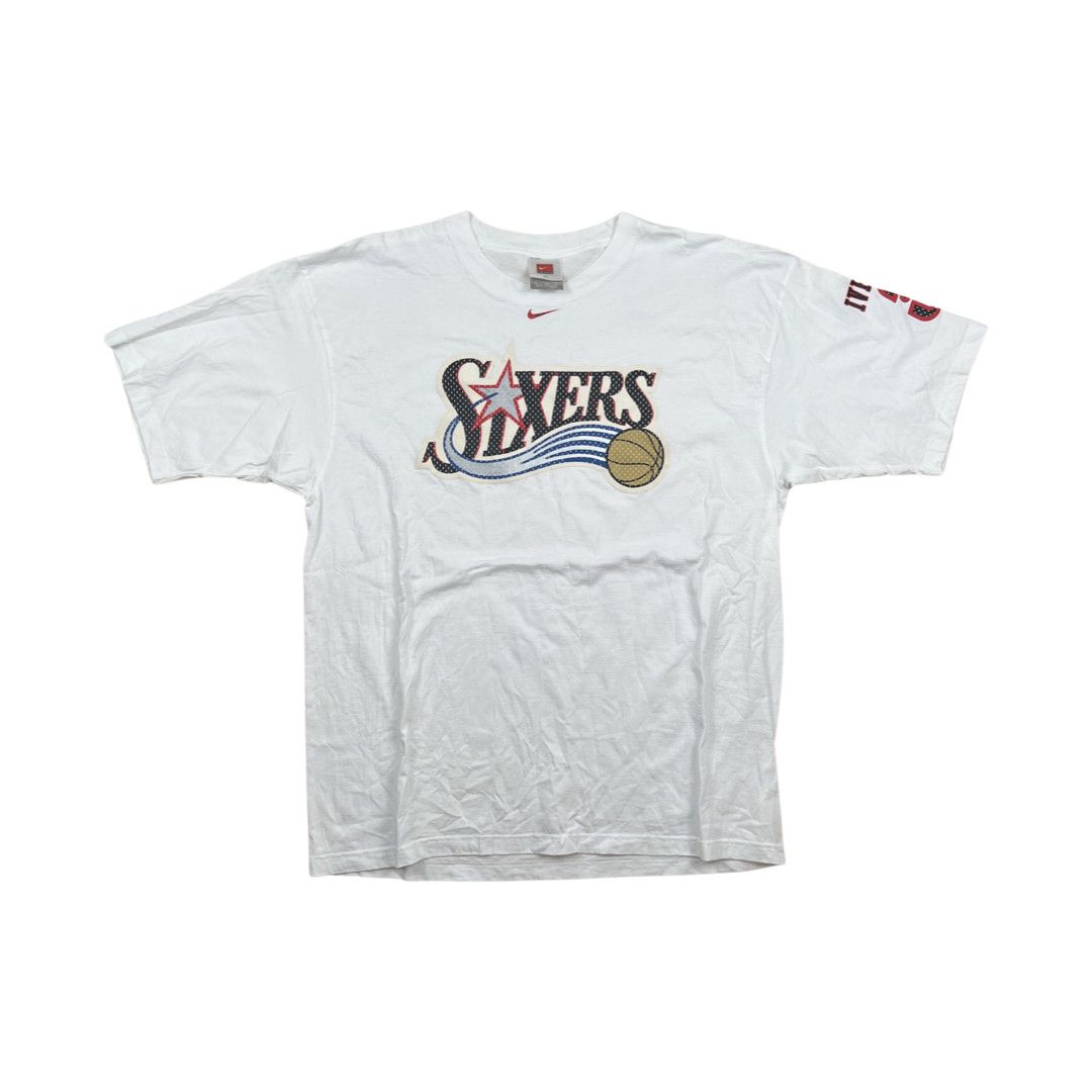 Nike Vintage Philadelphia 76ers white graphic t shirt | Grailed