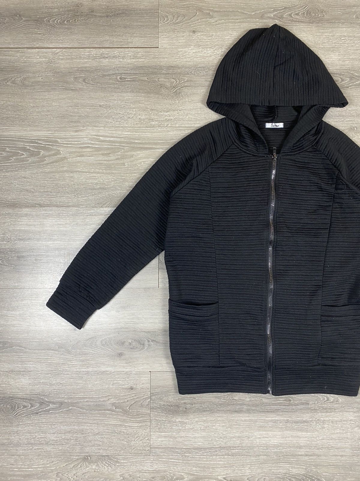 Japanese Brand LAST DROP 🔥 VINTAGE PLAIN ZIPPER HOODIE SWEATER Size US L / EU 52-54 / 3 - 4 Thumbnail