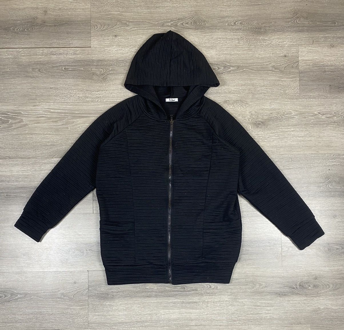 Japanese Brand LAST DROP 🔥 VINTAGE PLAIN ZIPPER HOODIE SWEATER Size US L / EU 52-54 / 3 - 2 Thumbnail