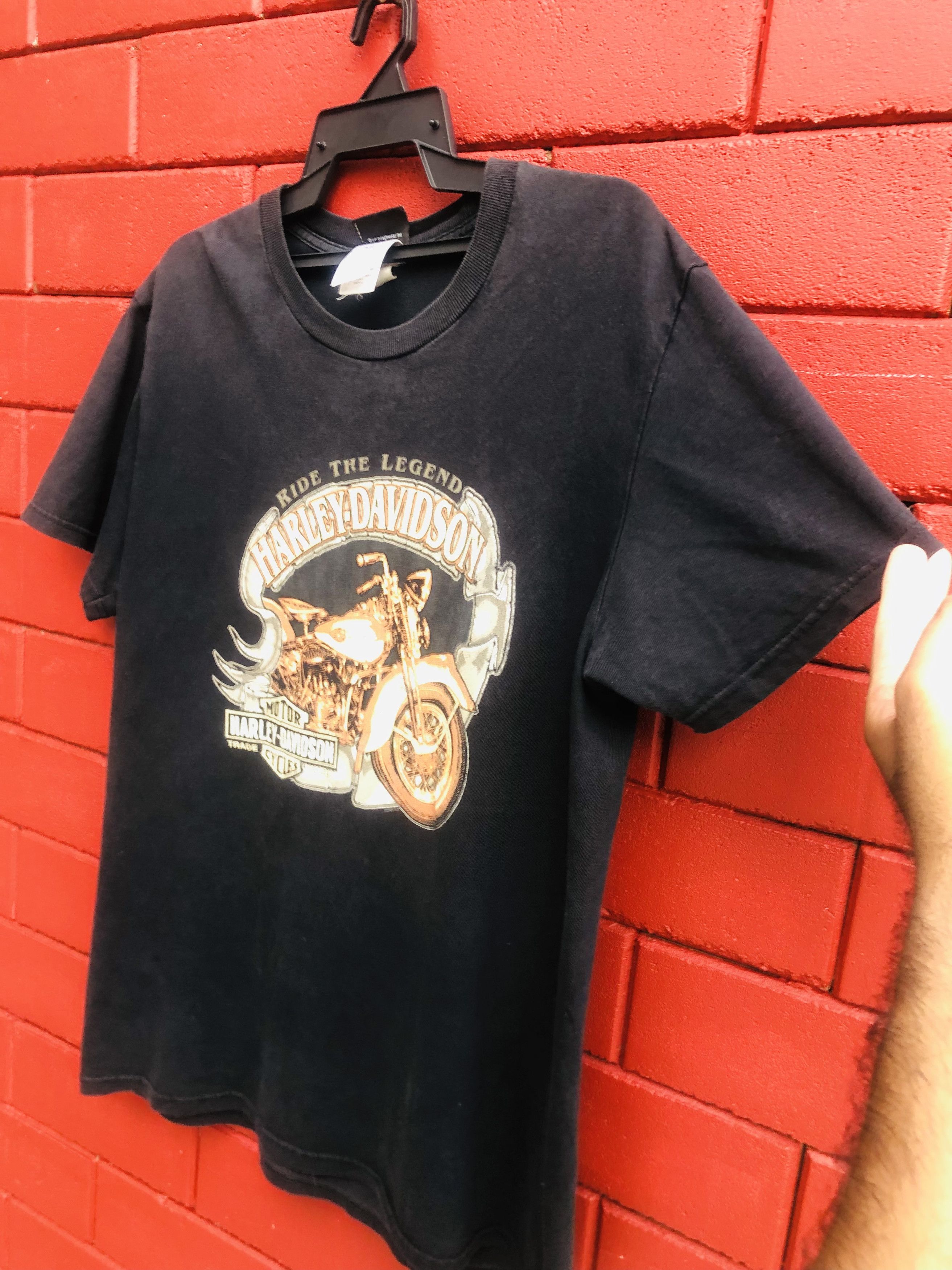 Harley Davidson × Vintage Vintage Harley Davidson Motorcycle Designer Streetwear Size US L / EU 52-54 / 3 - 5 Thumbnail