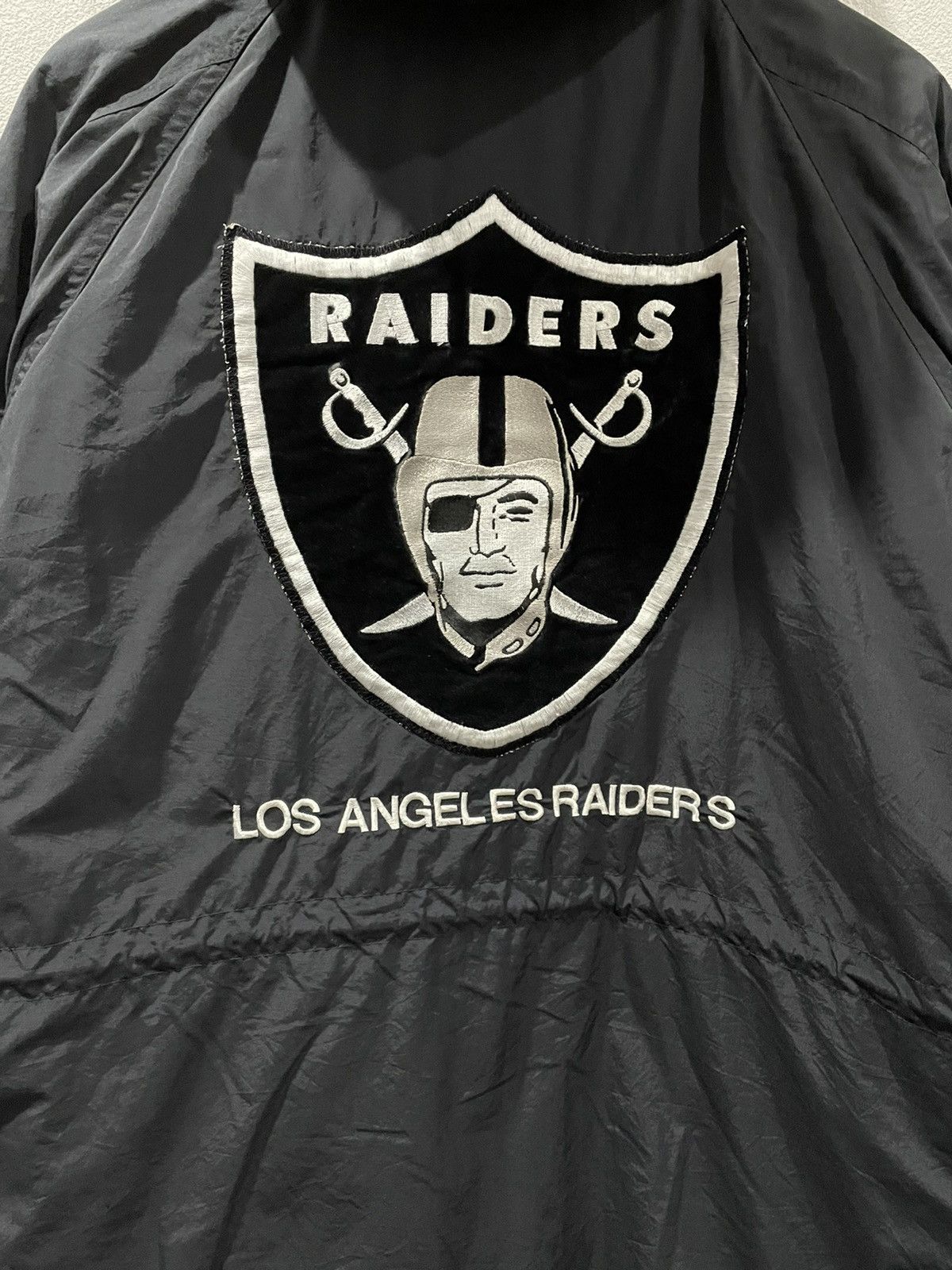 NFL 🔥Vintage Raiders Oakland Big Logo Starter Jacket Size US M / EU 48-50 / 2 - 1 Thumbnail