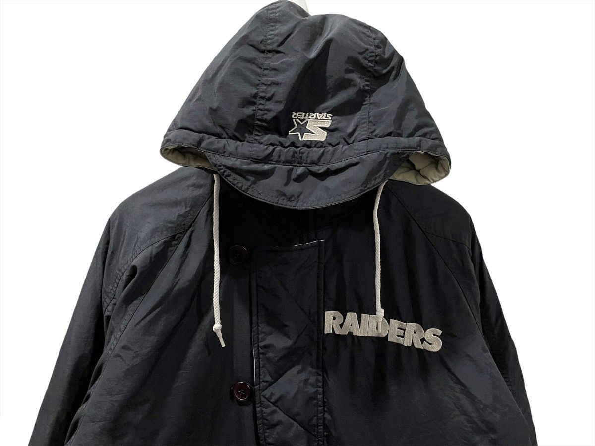 NFL 🔥Vintage Raiders Oakland Big Logo Starter Jacket Size US M / EU 48-50 / 2 - 6 Thumbnail