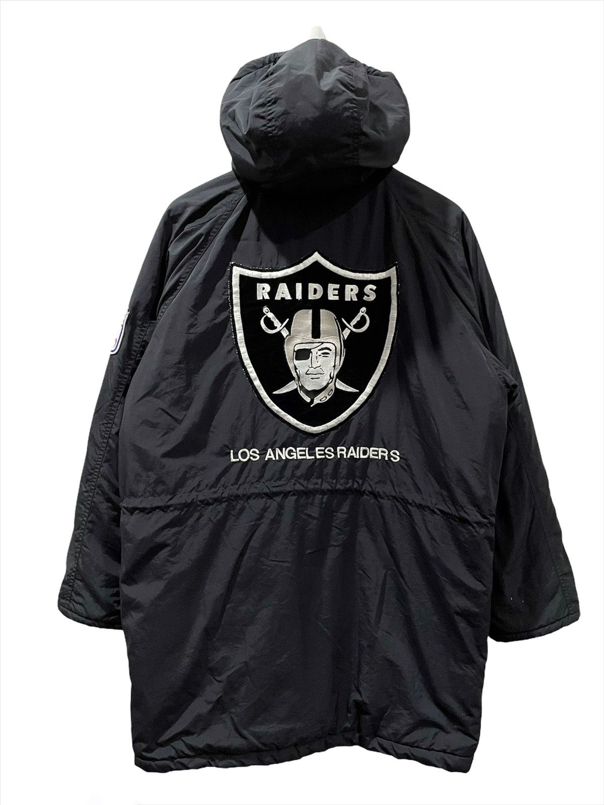 NFL 🔥Vintage Raiders Oakland Big Logo Starter Jacket Size US M / EU 48-50 / 2 - 15 Thumbnail
