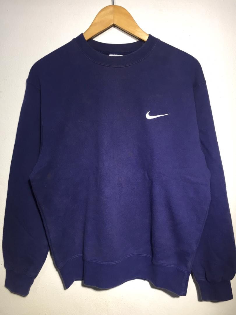 Vintage Nike Swoosh Small Logo Embroidery Pullover