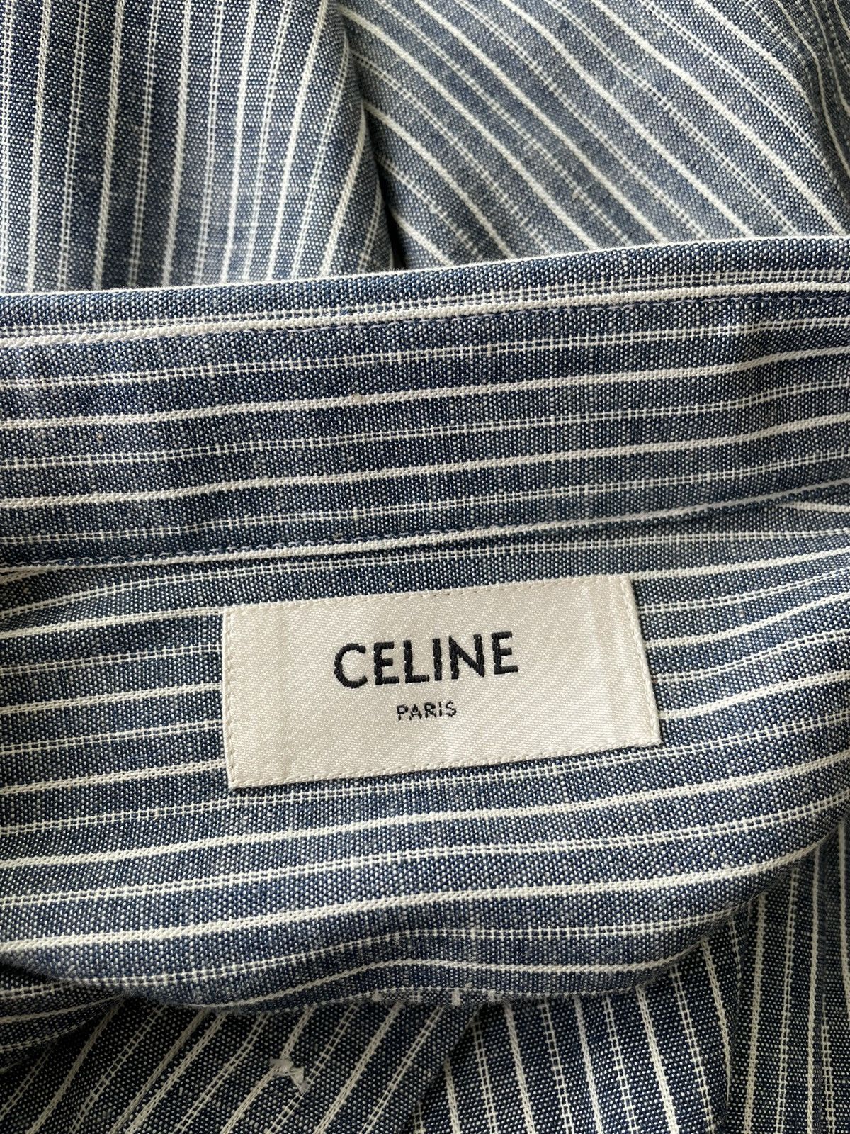Celine × Hedi Slimane Brand New Rare Runway Hedi Slimane Shirt Limited Edition Size US XL / EU 56 / 4 - 8 Thumbnail