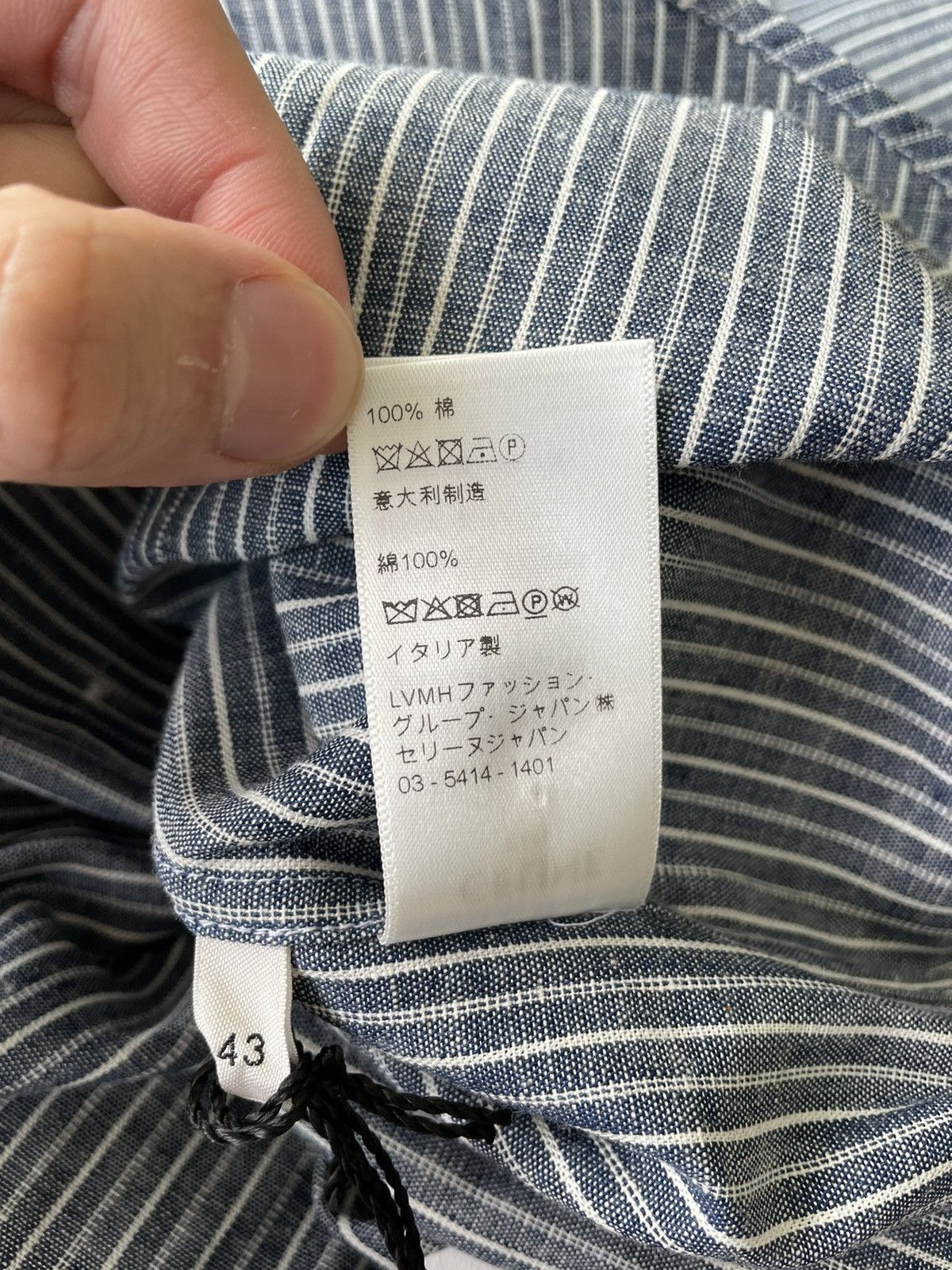 Celine × Hedi Slimane Brand New Rare Runway Hedi Slimane Shirt Limited Edition Size US XL / EU 56 / 4 - 12 Thumbnail