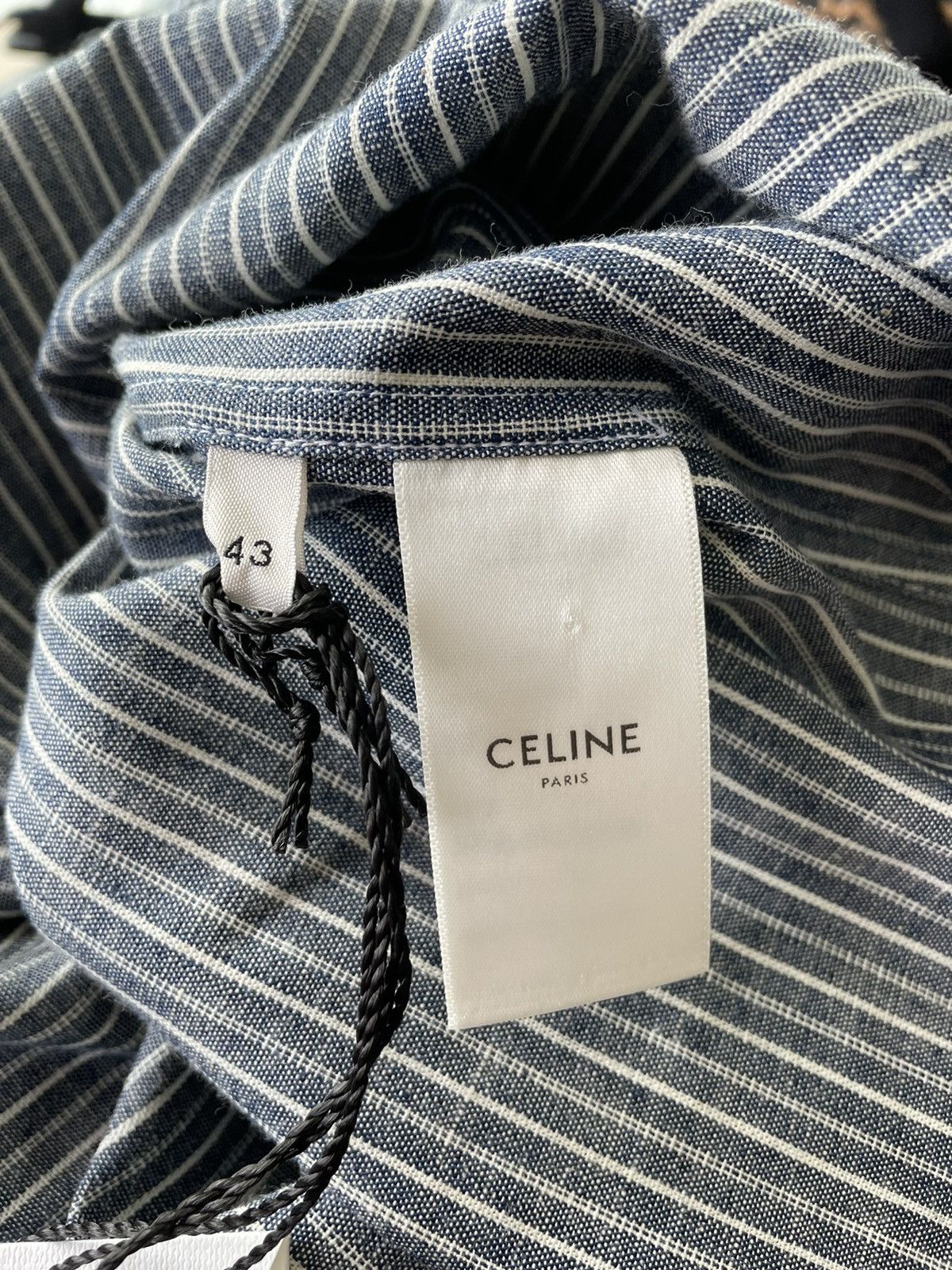 Celine × Hedi Slimane Brand New Rare Runway Hedi Slimane Shirt Limited Edition Size US XL / EU 56 / 4 - 11 Thumbnail