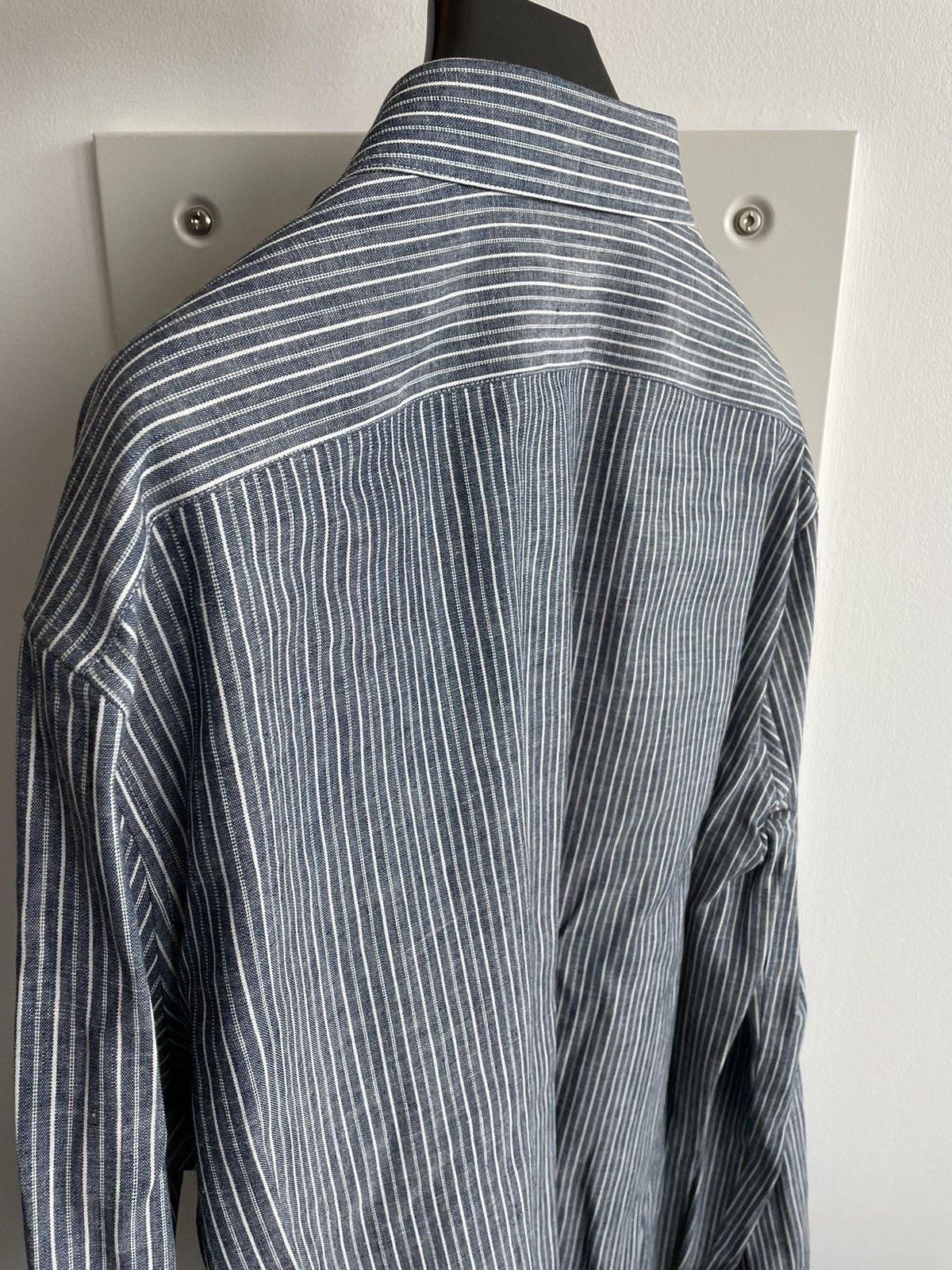 Celine × Hedi Slimane Brand New Rare Runway Hedi Slimane Shirt Limited Edition Size US XL / EU 56 / 4 - 21 Thumbnail