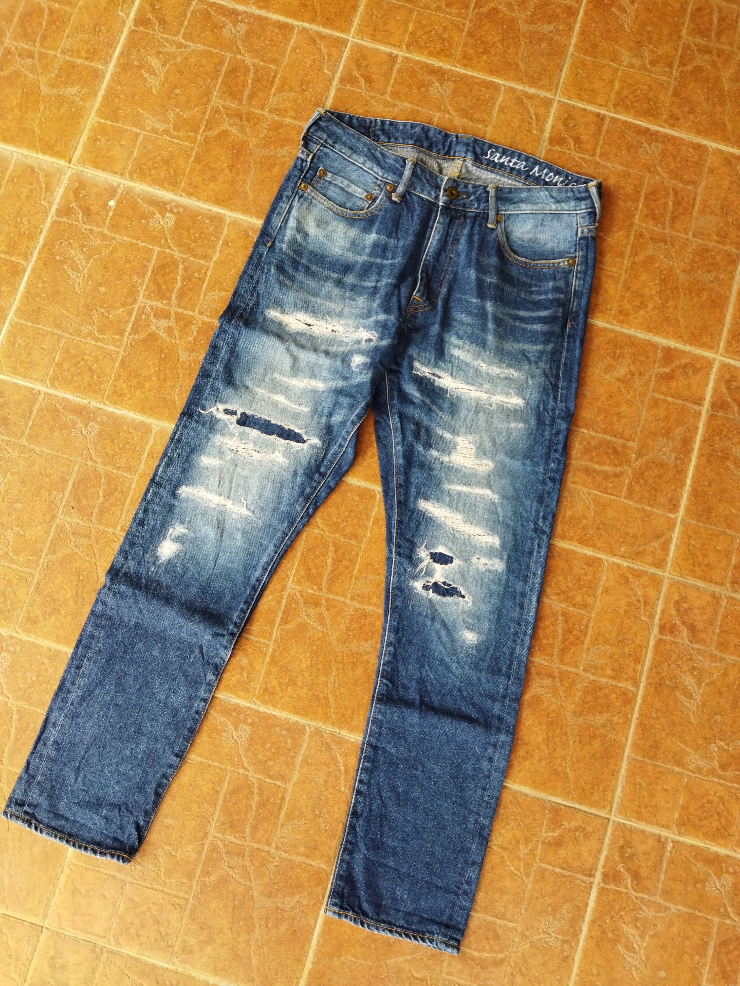 Rare!! Japan Blue Lot JB2400 Distressed Jeans