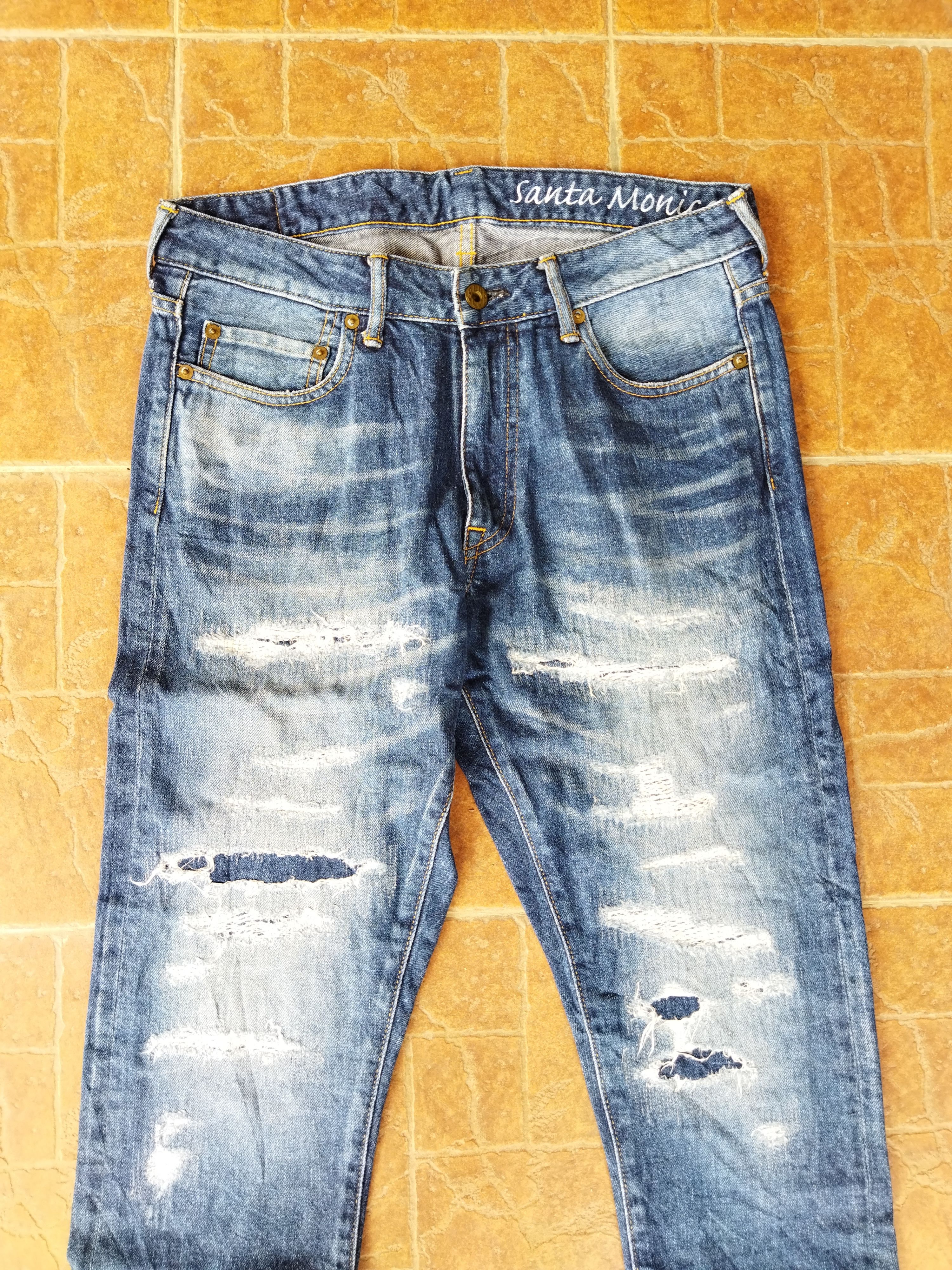 Rare!! Japan Blue Lot JB2400 Distressed Jeans