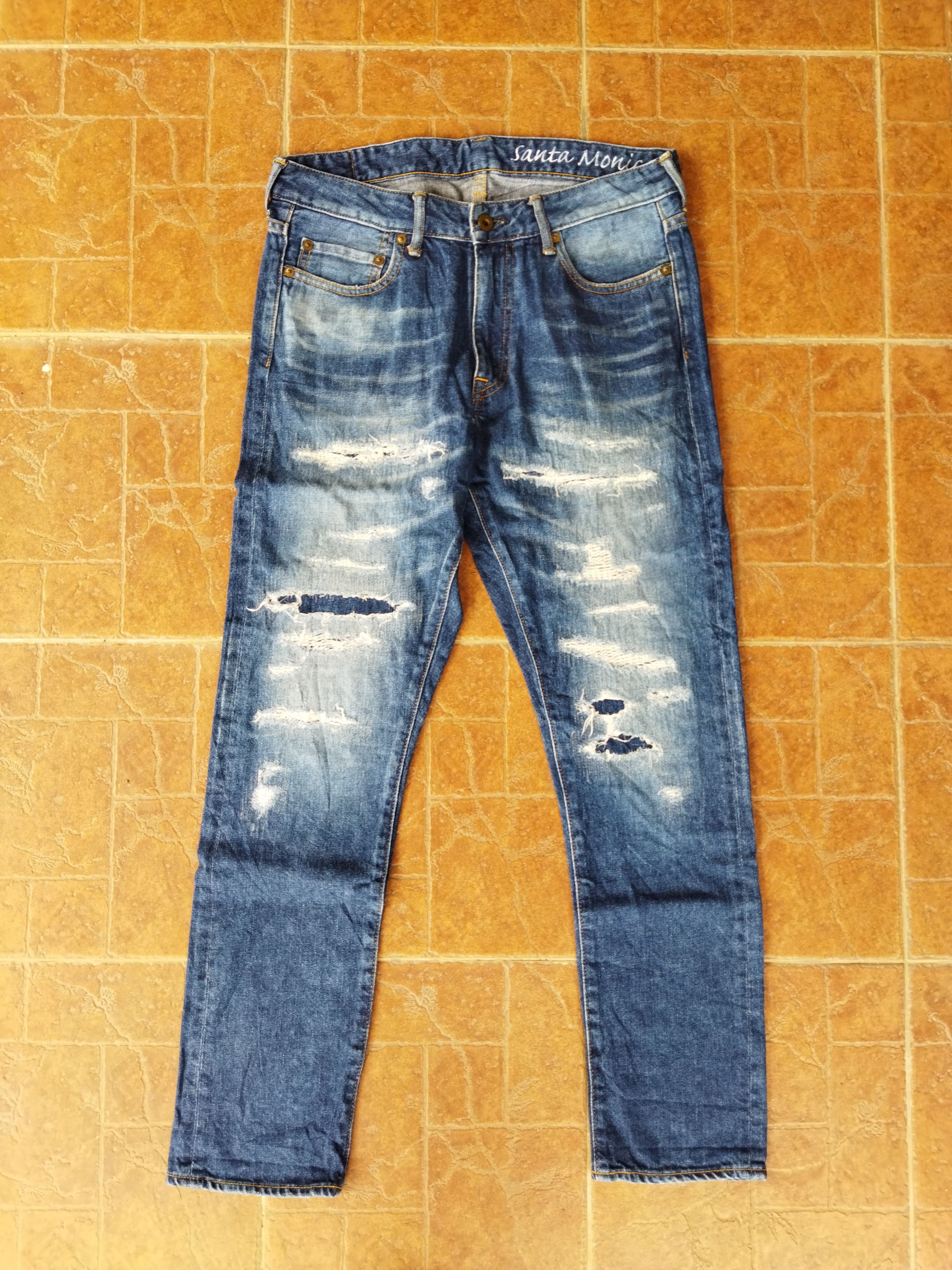 Rare!! Japan Blue Lot JB2400 Distressed Jeans