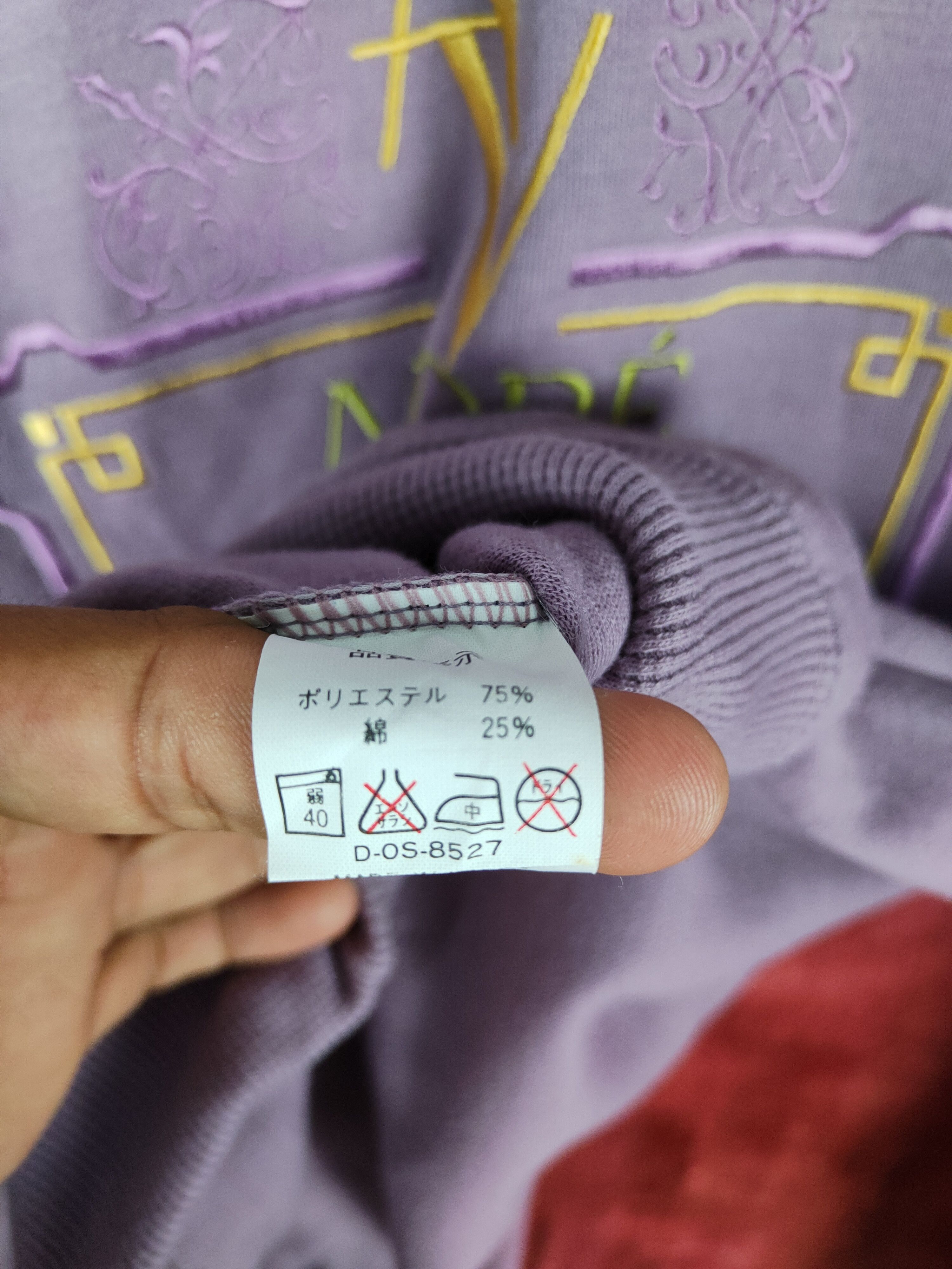 Japanese Brand × Vintage Andre Valentino Paris faded Purple Sweater #4949 Size US M / EU 48-50 / 2 - 9 Thumbnail