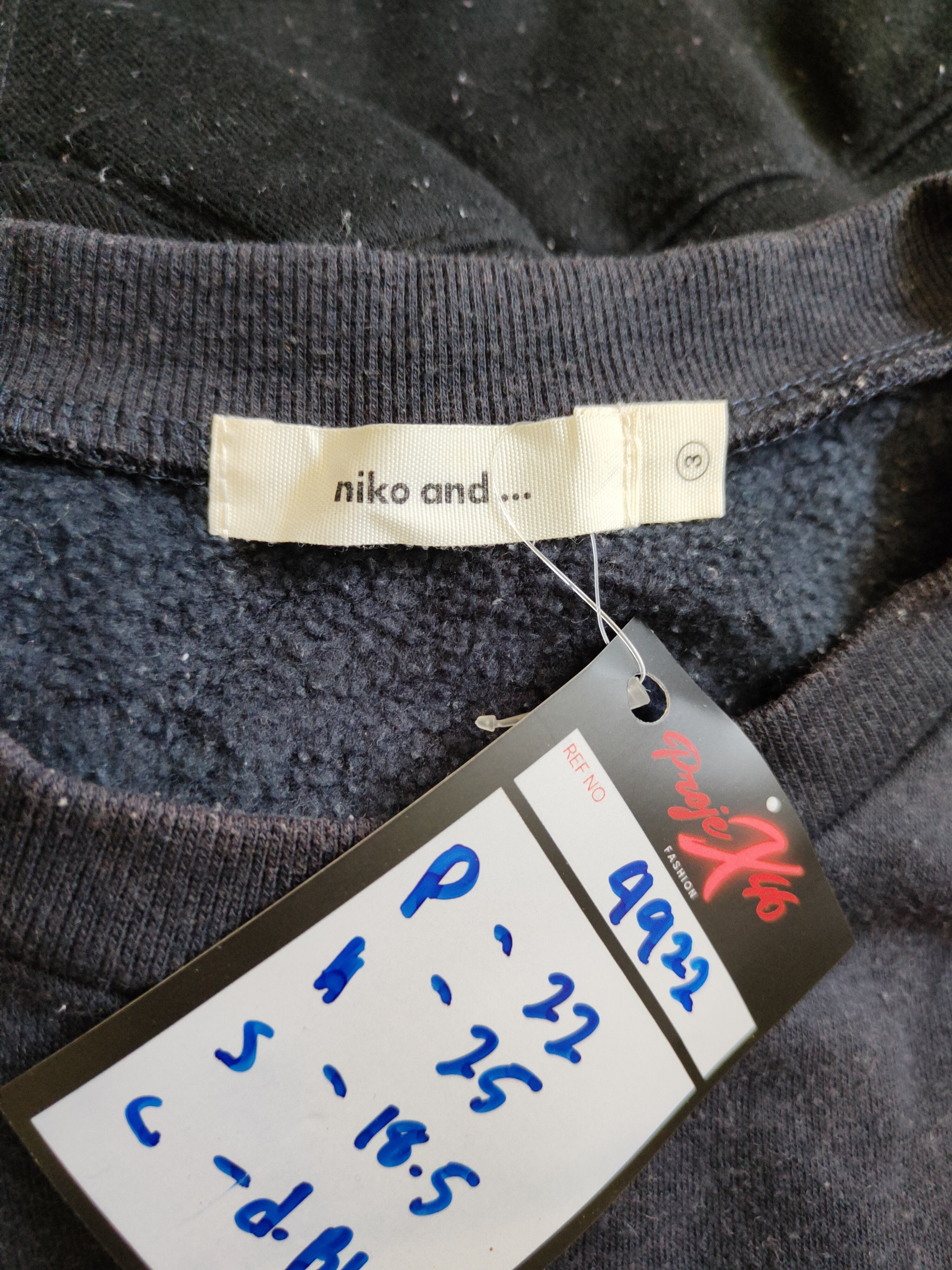 Japanese Brand × Vintage Niko And ... indiana Dark Blue Sweater #4922 Size US S / EU 44-46 / 1 - 11 Thumbnail