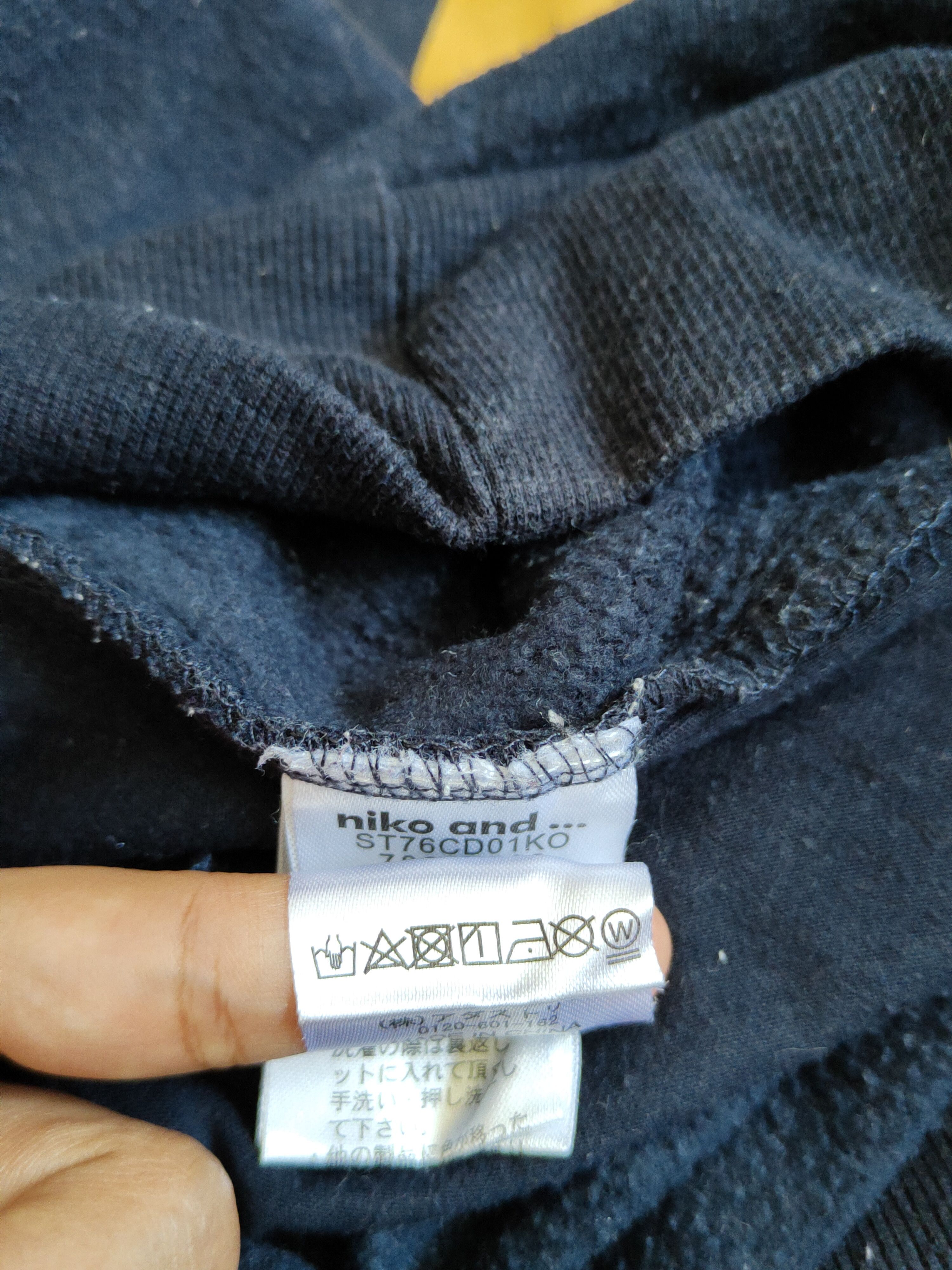 Japanese Brand × Vintage Niko And ... indiana Dark Blue Sweater #4922 Size US S / EU 44-46 / 1 - 10 Thumbnail