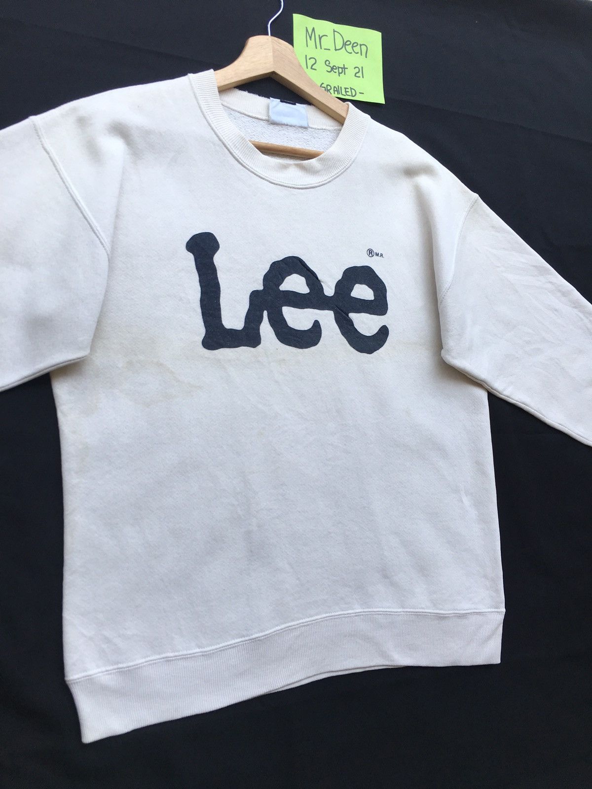 Lee Vintage 90s Rare Lee Big Logo Sweatshirt Size US L / EU 52-54 / 3 - 2 Thumbnail