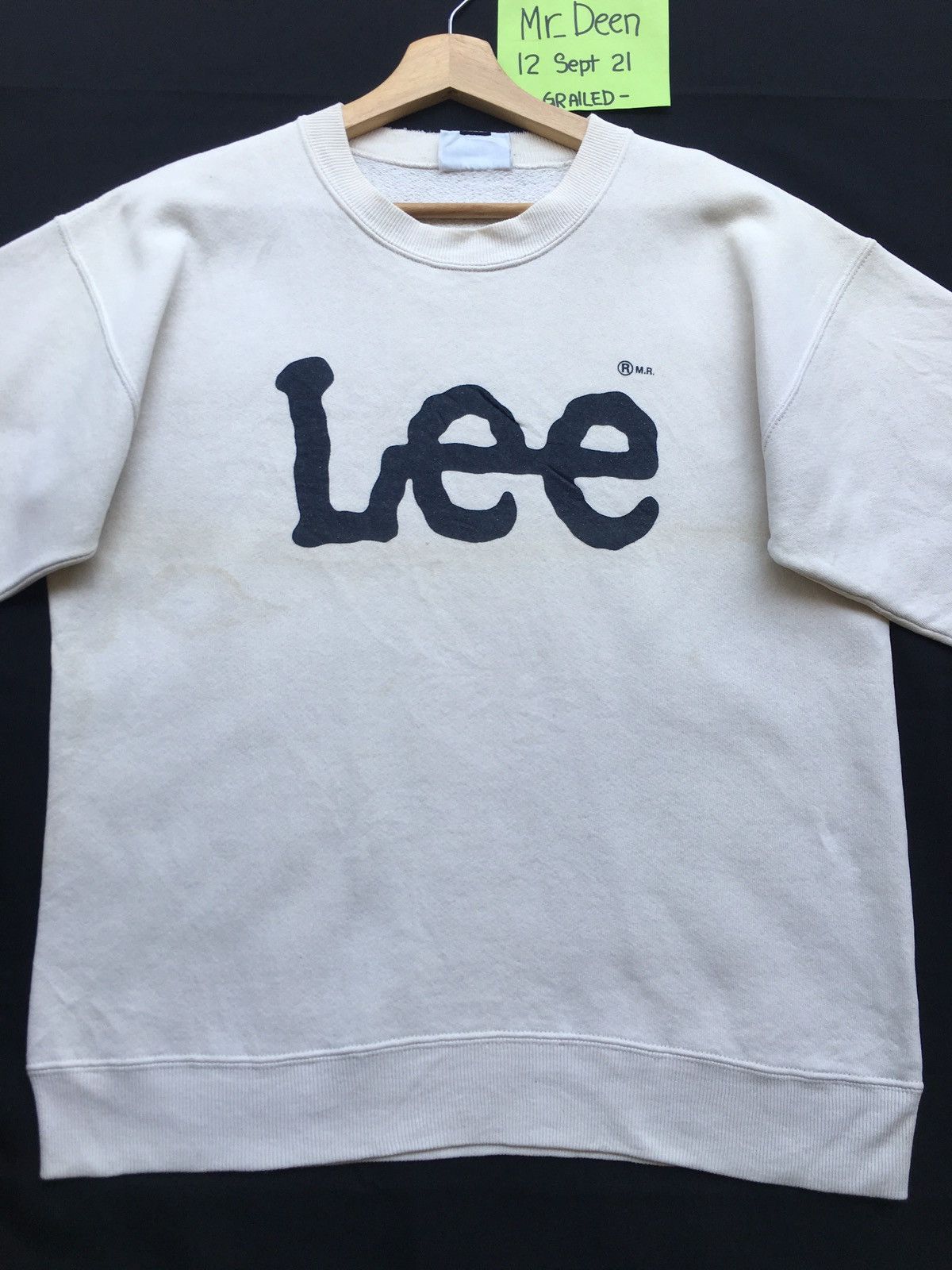 Lee Vintage 90s Rare Lee Big Logo Sweatshirt Size US L / EU 52-54 / 3 - 4 Thumbnail