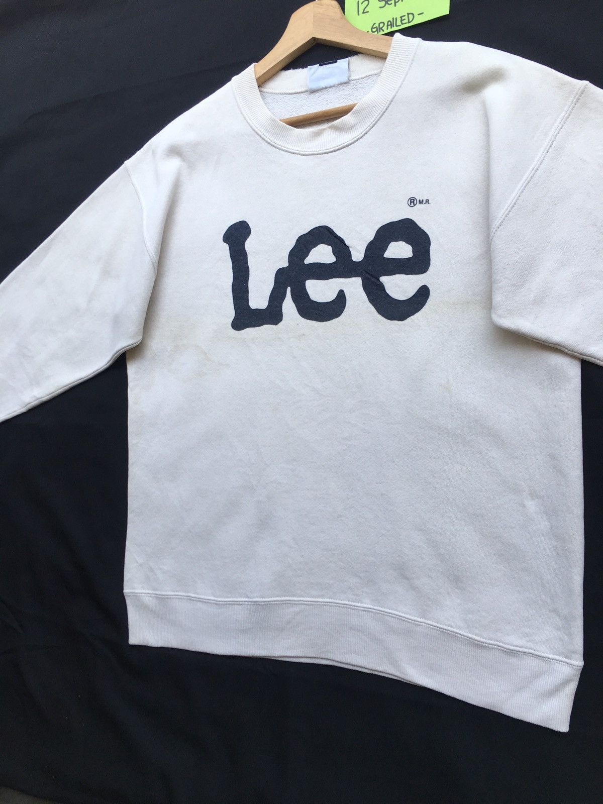 Lee Vintage 90s Rare Lee Big Logo Sweatshirt Size US L / EU 52-54 / 3 - 3 Thumbnail