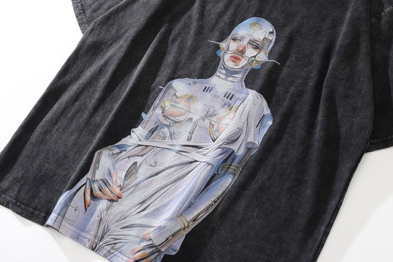Japanese Brand Robot Graphic Tshirt Size US L / EU 52-54 / 3 - 6 Thumbnail