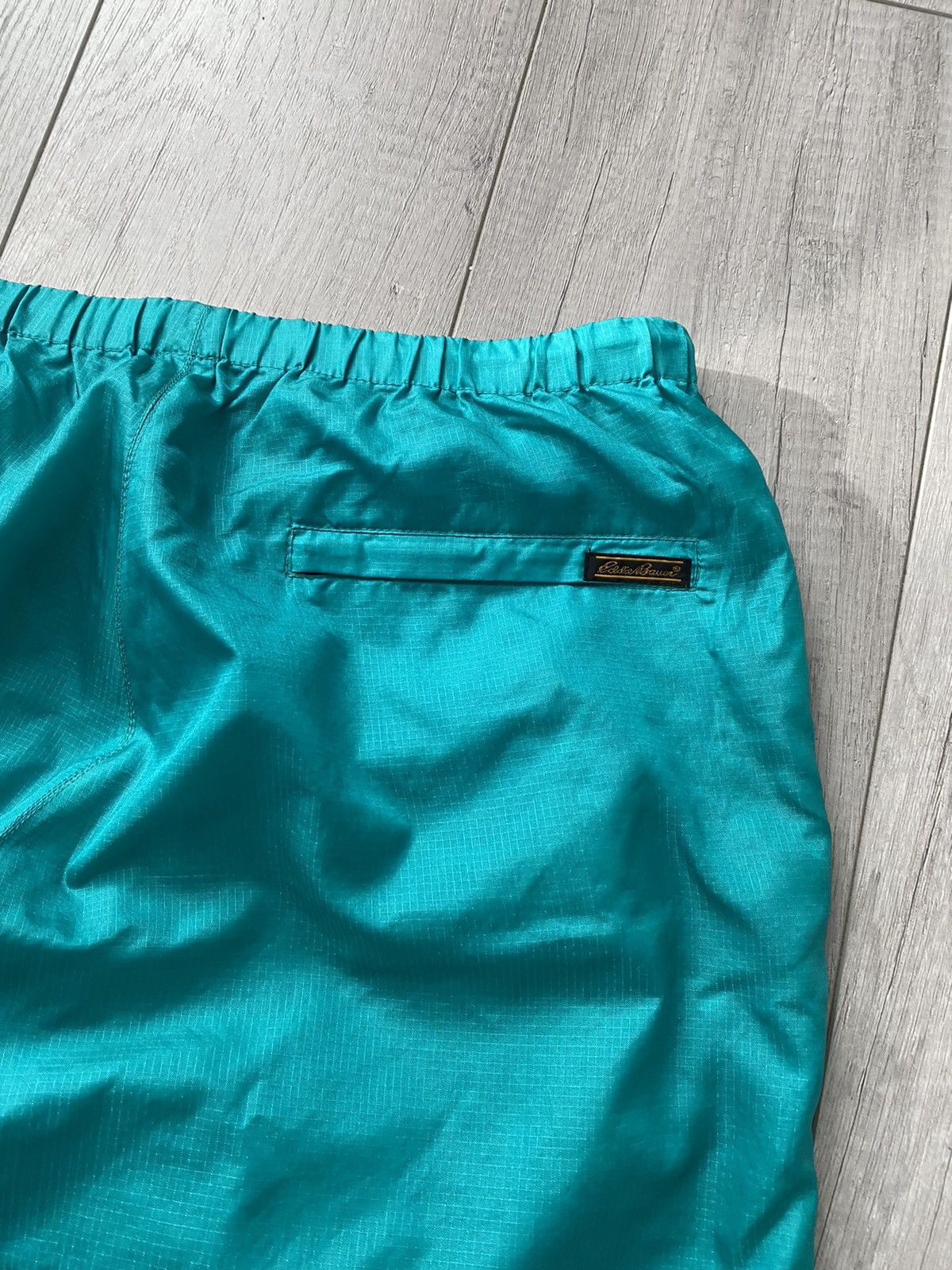 Vintage 90’s Aqua Green Eddie Bauer Baggy Track pants