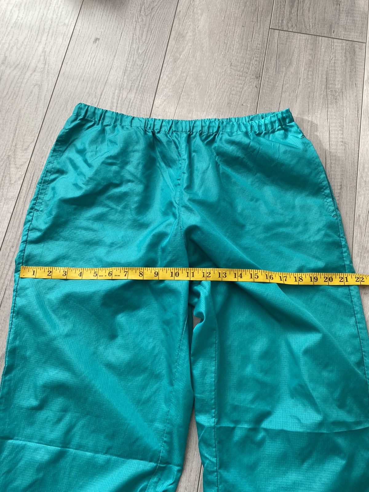Vintage 90’s Aqua Green Eddie Bauer Baggy Track pants