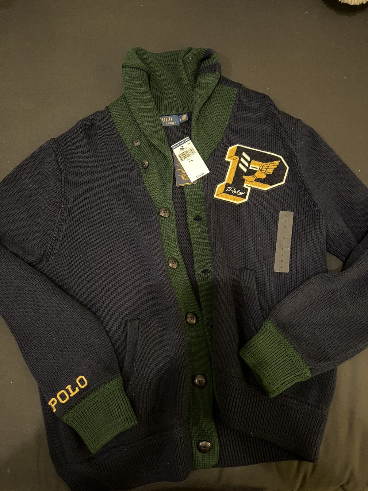 P Wing Cardigan Polo Ralph Lauren