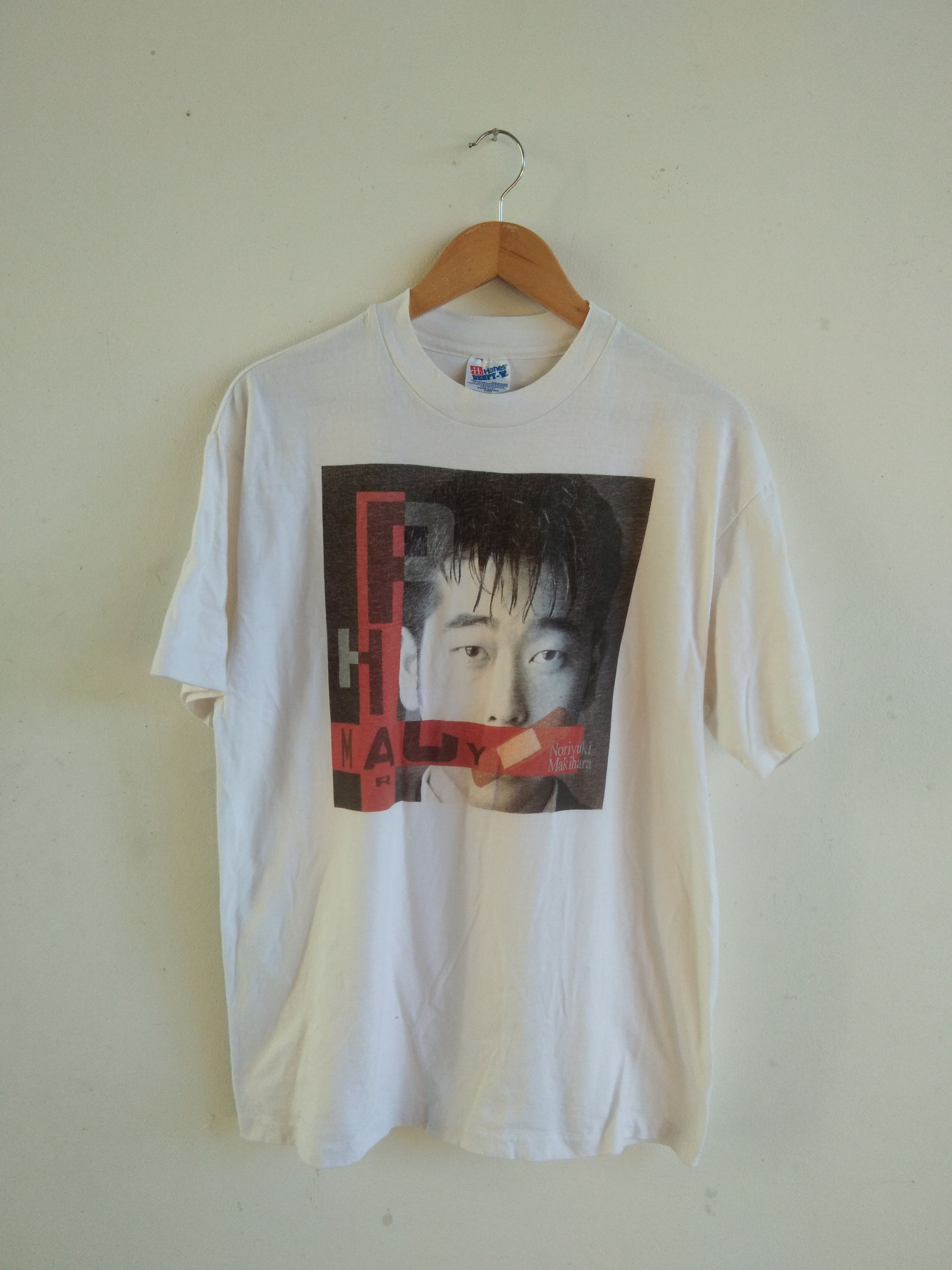 Vintage 90s Noriyuki Makihara Japan Singer Tshirt