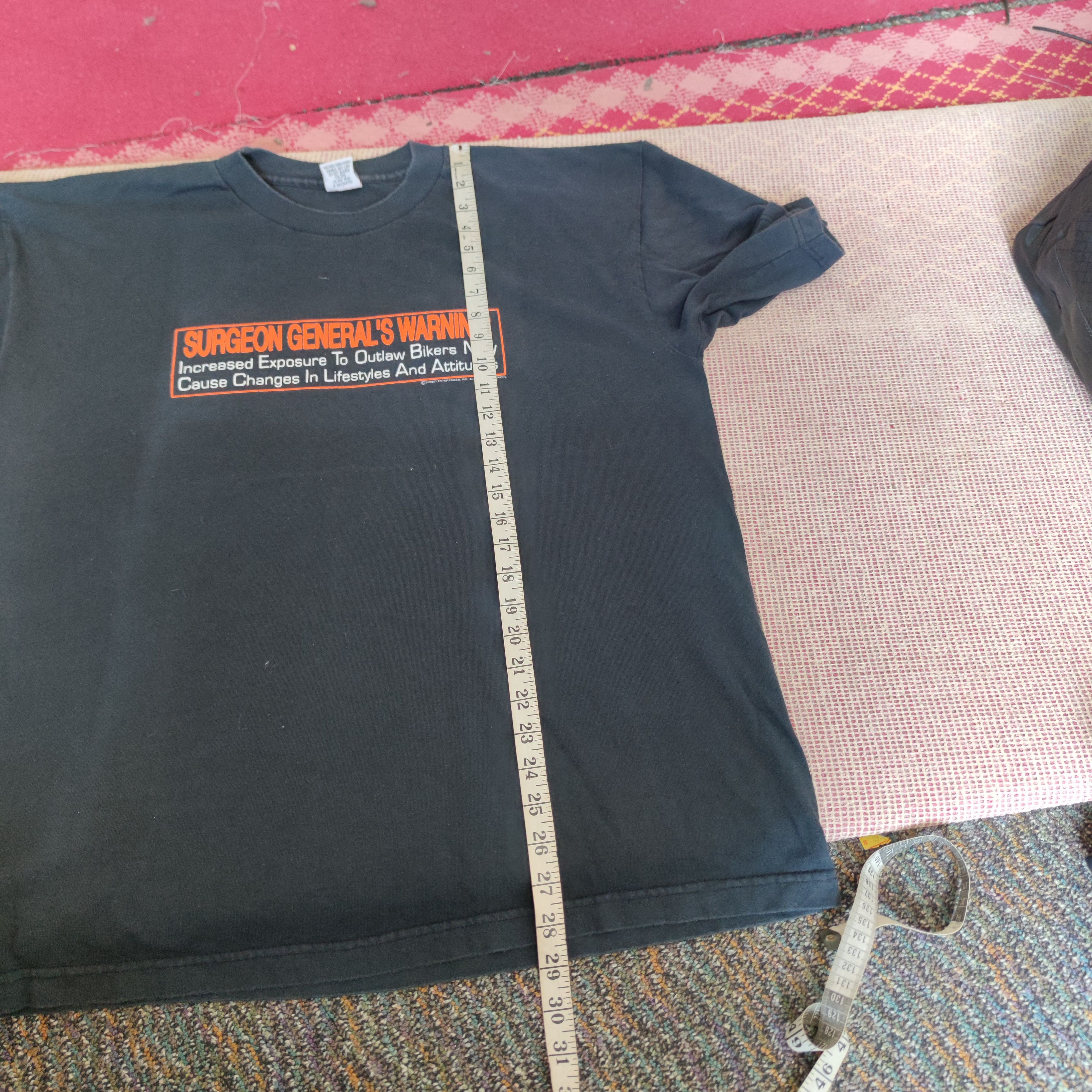 VINTAGE SURGEON GENERAL'S WARNING T SHIRT