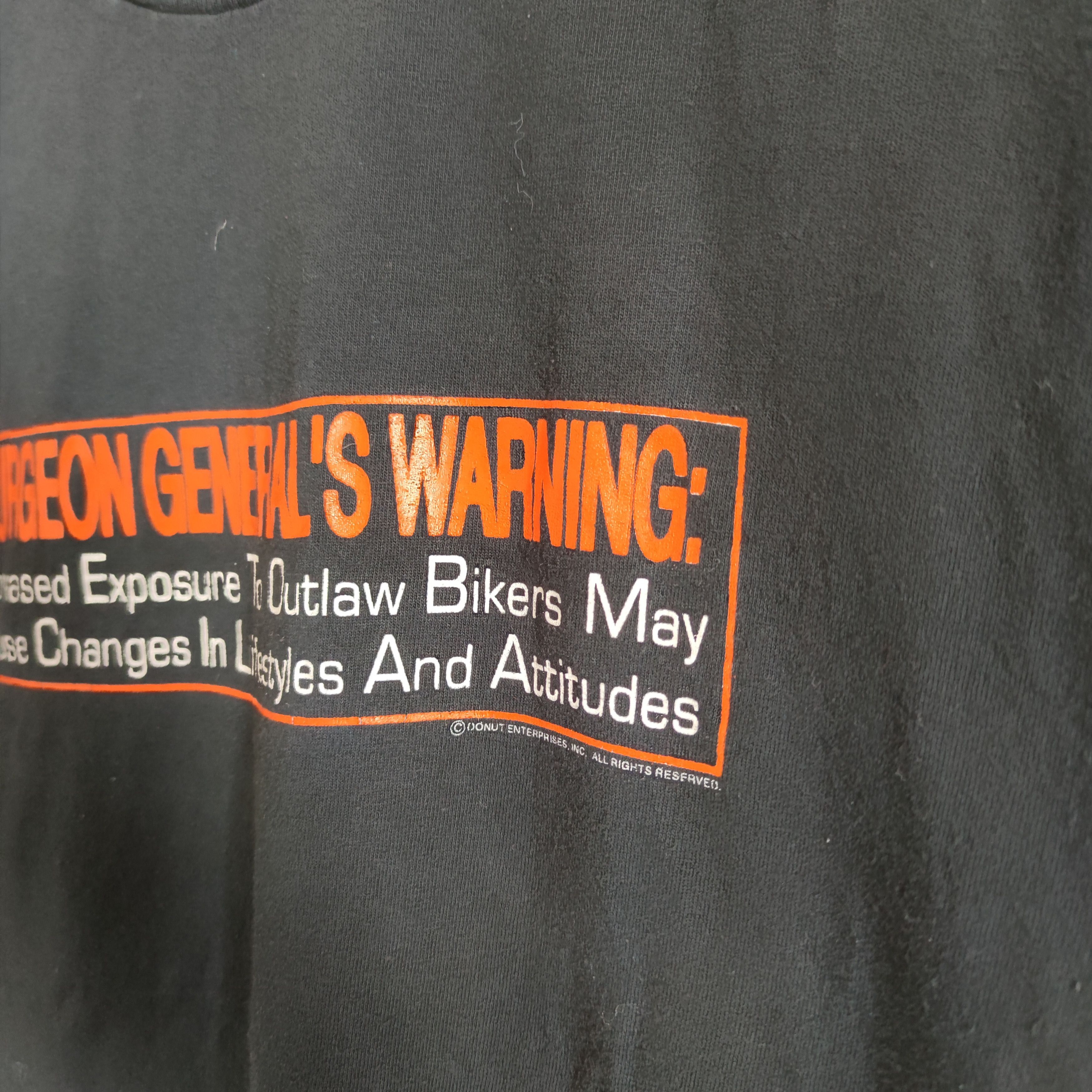 VINTAGE SURGEON GENERAL'S WARNING T SHIRT