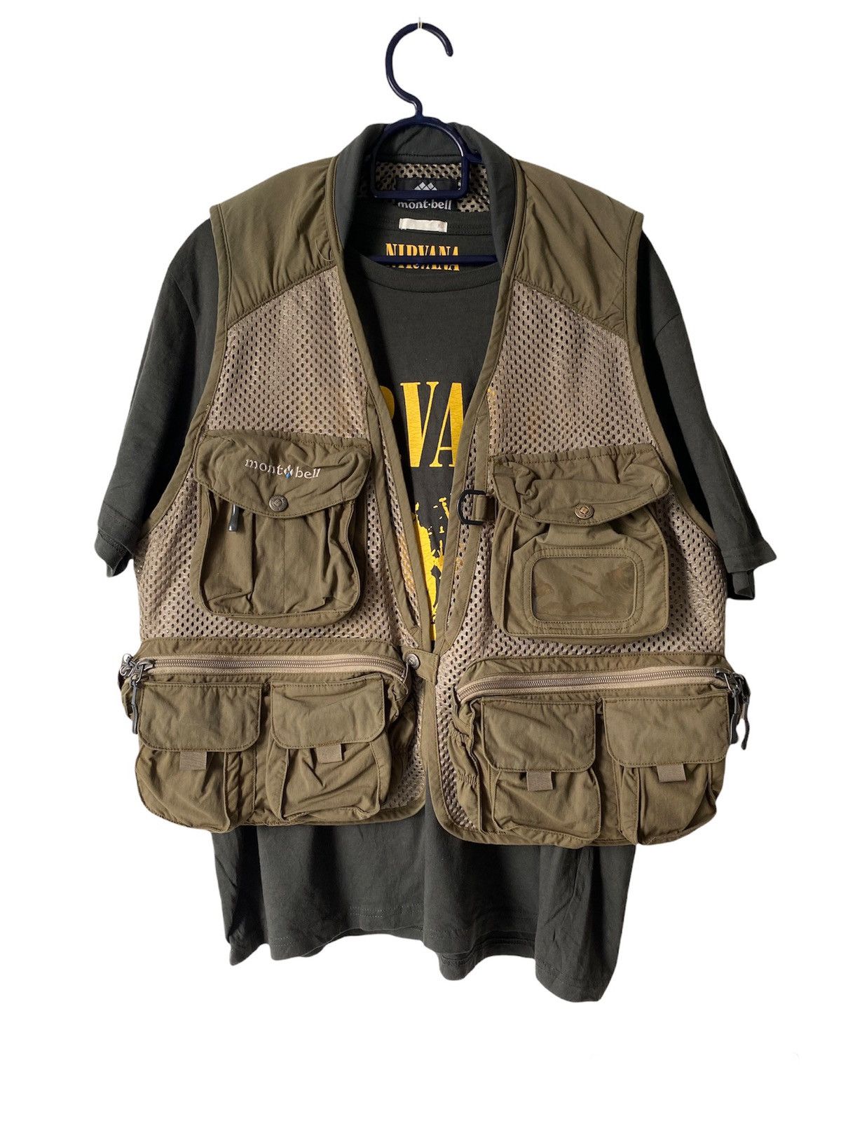 Montbell Mont Bell bondage multipocket Vest design Military Size US M / EU 48-50 / 2 - 2 Thumbnail