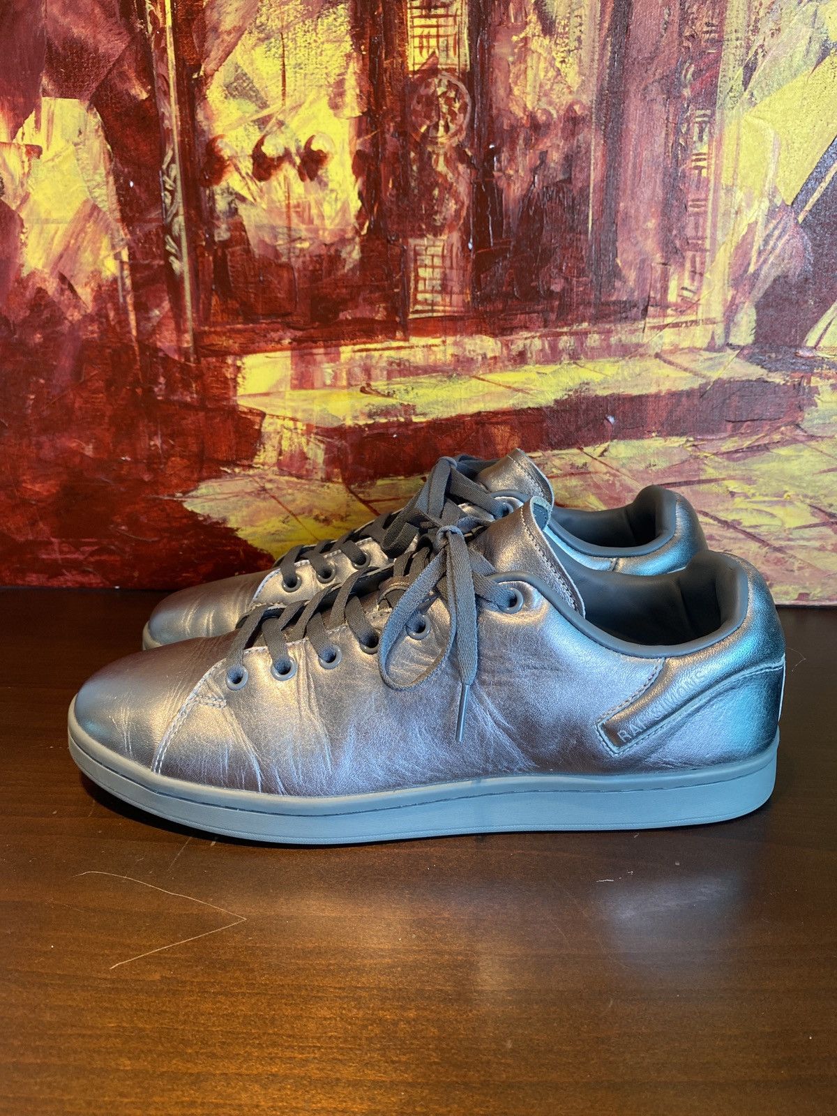 Raf Simons Raf Simons Silver Orion Sneakers Size US 11 / EU 44 - 1 Thumbnail