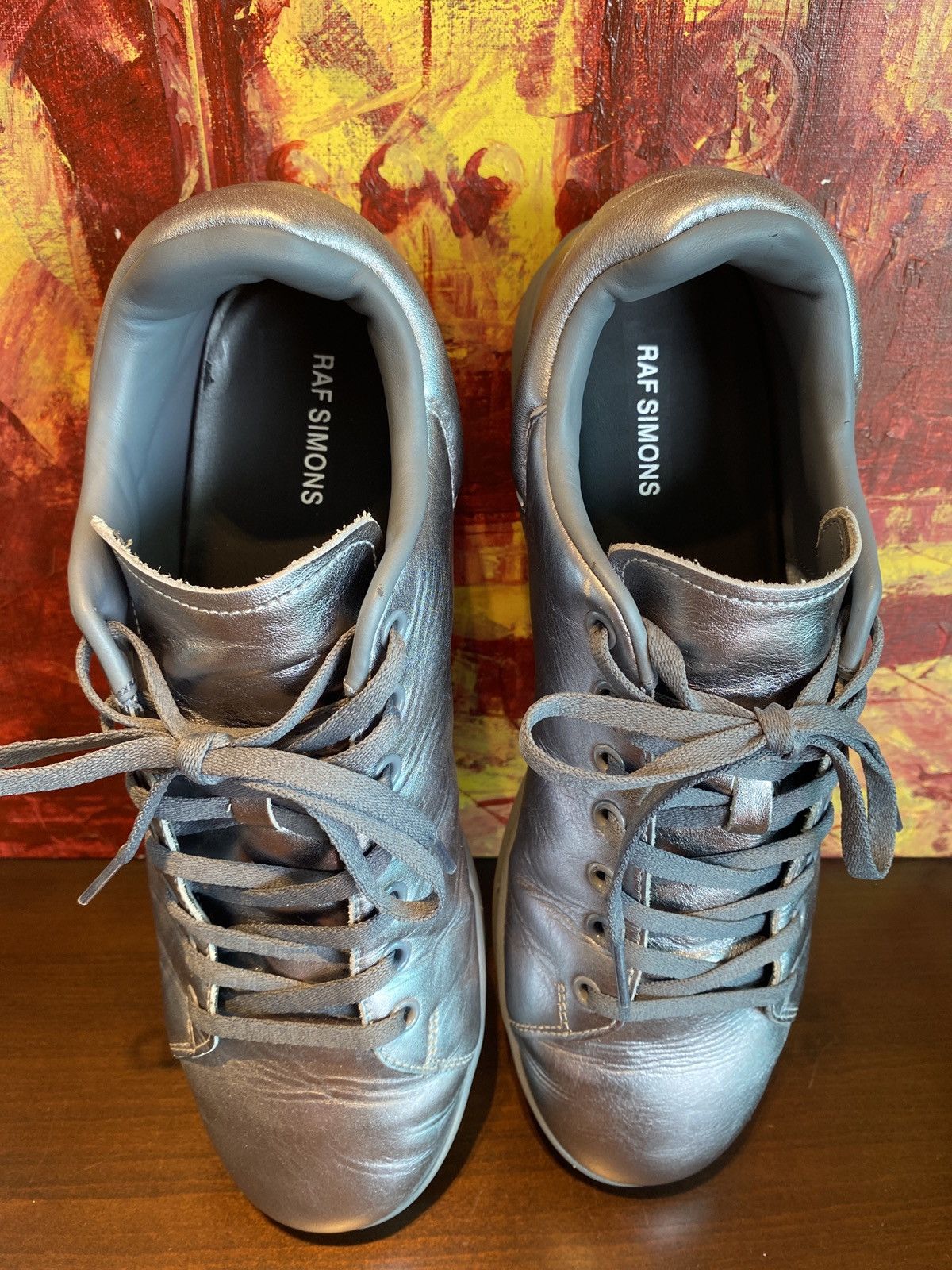 Raf Simons Raf Simons Silver Orion Sneakers Size US 11 / EU 44 - 7 Thumbnail