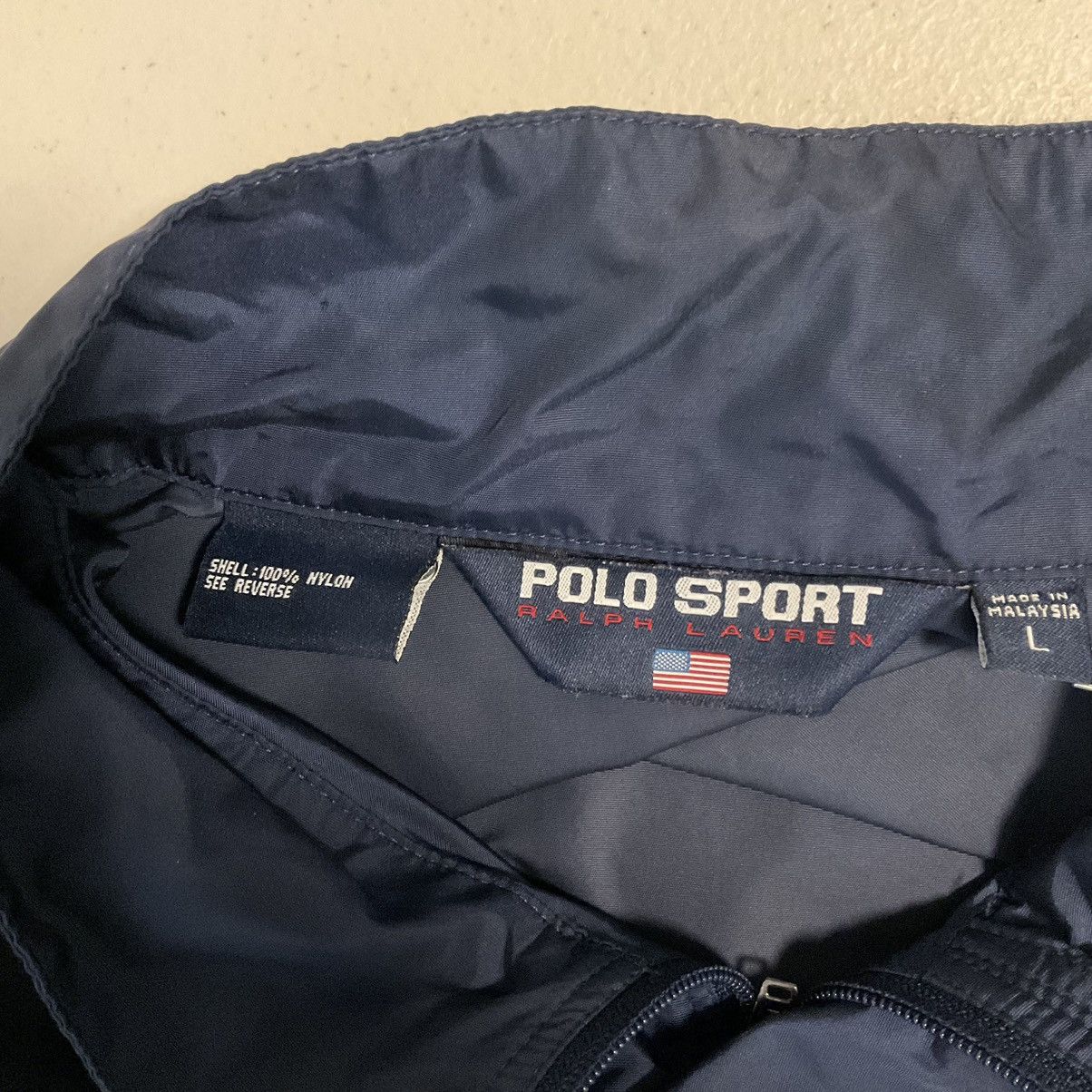 Polo Ralph Lauren Vintage Polo Sport Ralph Lauren Windbreaker Navy Size L Size US L / EU 52-54 / 3 - 10 Thumbnail