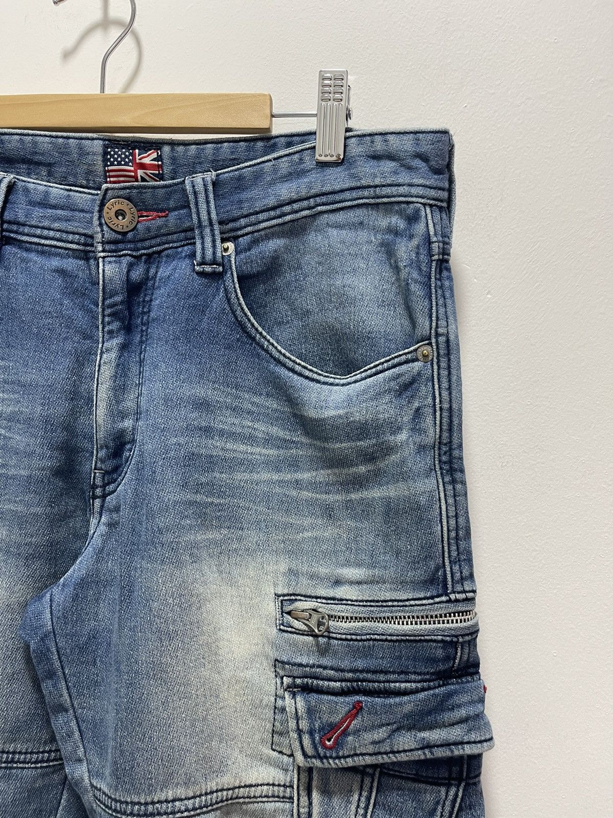 Japanese Brand × Vintage JAPANESE LYRIC 9 POCKET SHORT PANTS DENIM Size US 31 - 2 Thumbnail