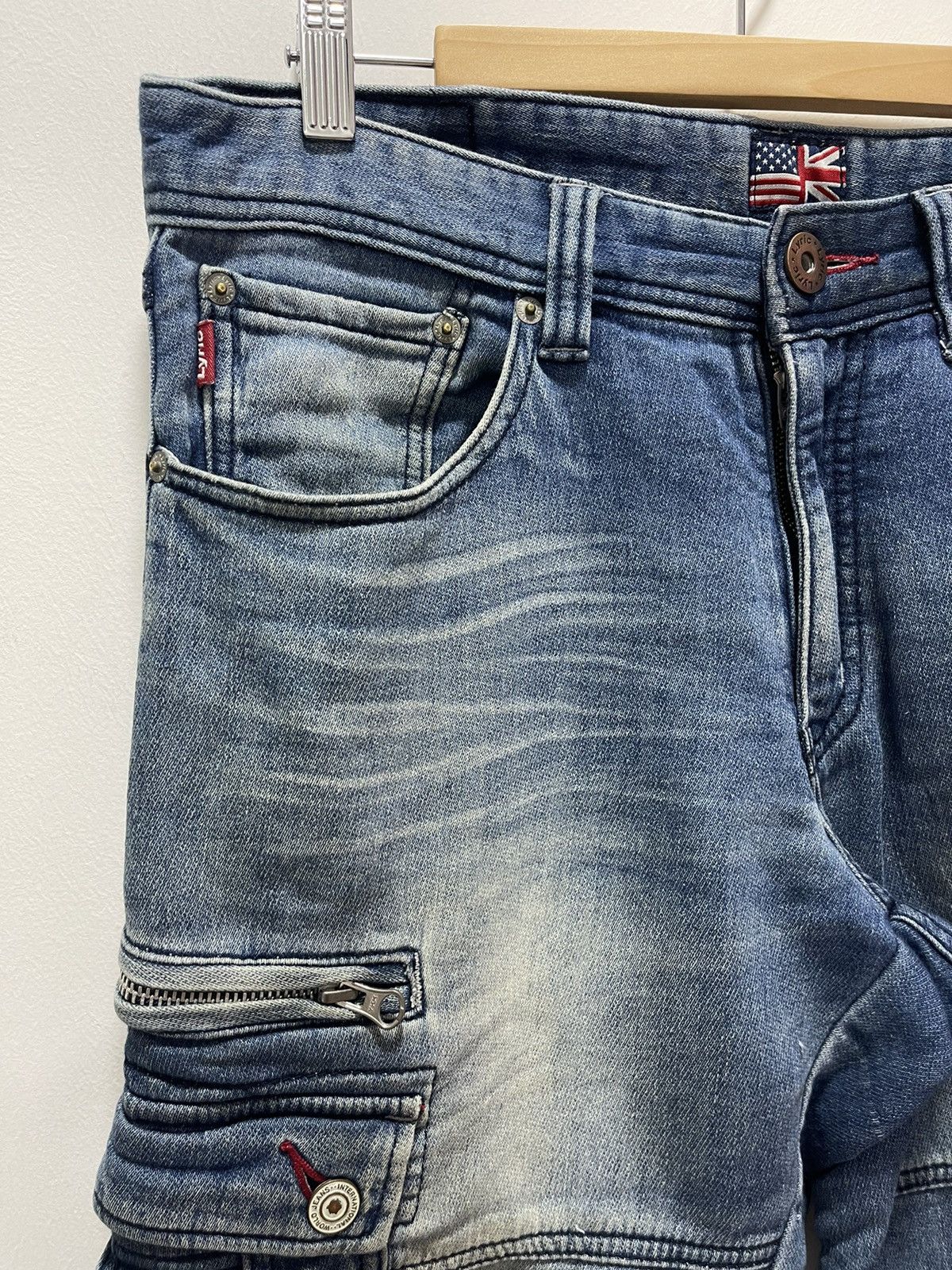 Japanese Brand × Vintage JAPANESE LYRIC 9 POCKET SHORT PANTS DENIM Size US 31 - 3 Thumbnail
