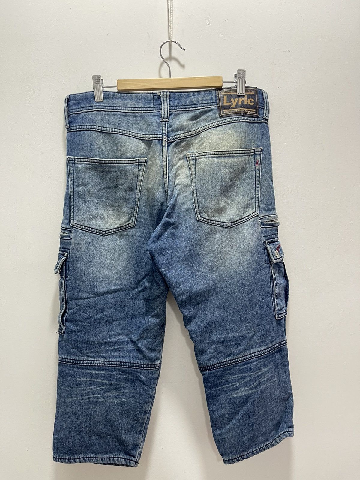 Japanese Brand × Vintage JAPANESE LYRIC 9 POCKET SHORT PANTS DENIM Size US 31 - 5 Thumbnail
