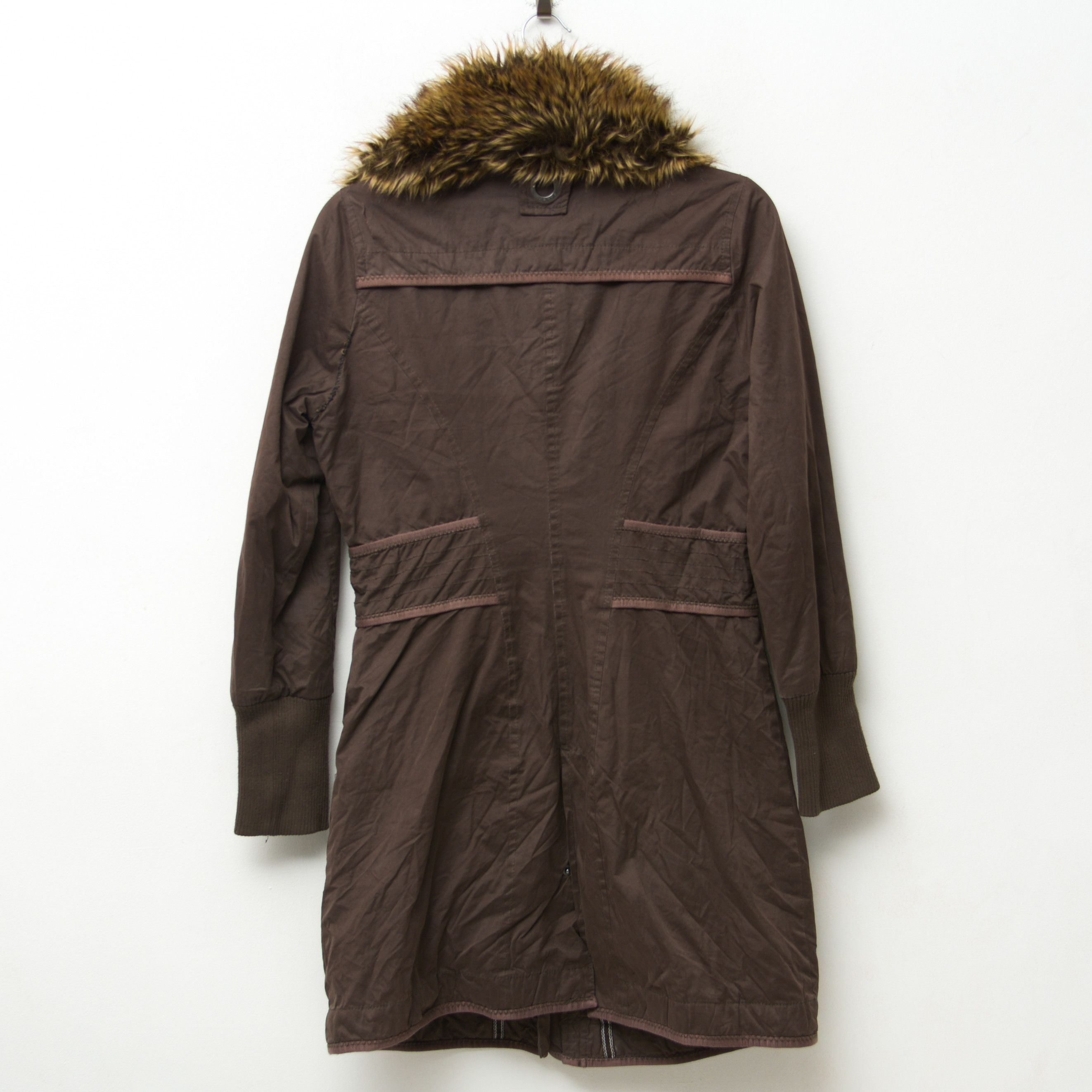 Other GAASTRA Cotton Jacket Coat Removable Fake Fur Collar Zip Size M / US 6-8 / IT 42-44 - 5 Thumbnail