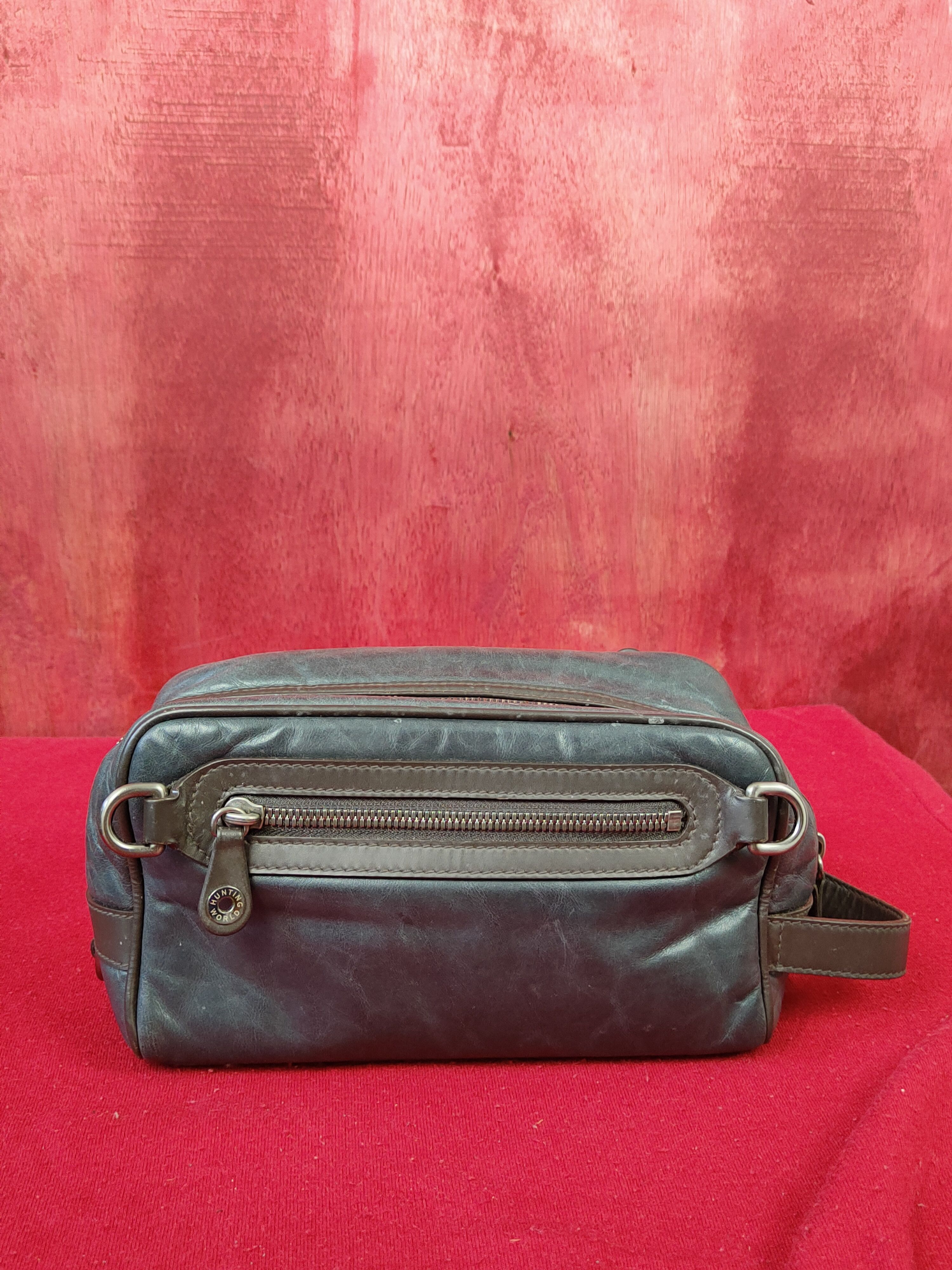 Japanese Brand Hunting World Dark Blue Clutches bag #SB048 Size ONE SIZE - 4 Thumbnail