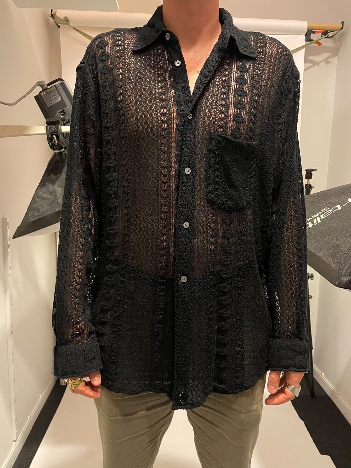 Our Legacy Our Legacy Coco Crochet shirt | Grailed