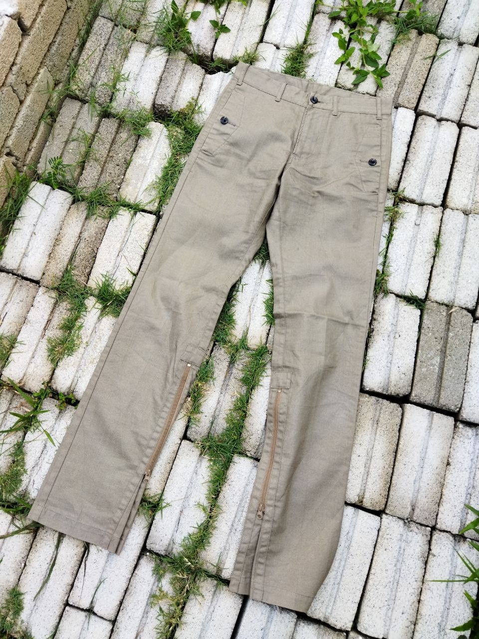 Japanese Brand Male & Co Japan Ankle Zip Pants Size US 30 / EU 46 - 2 Thumbnail