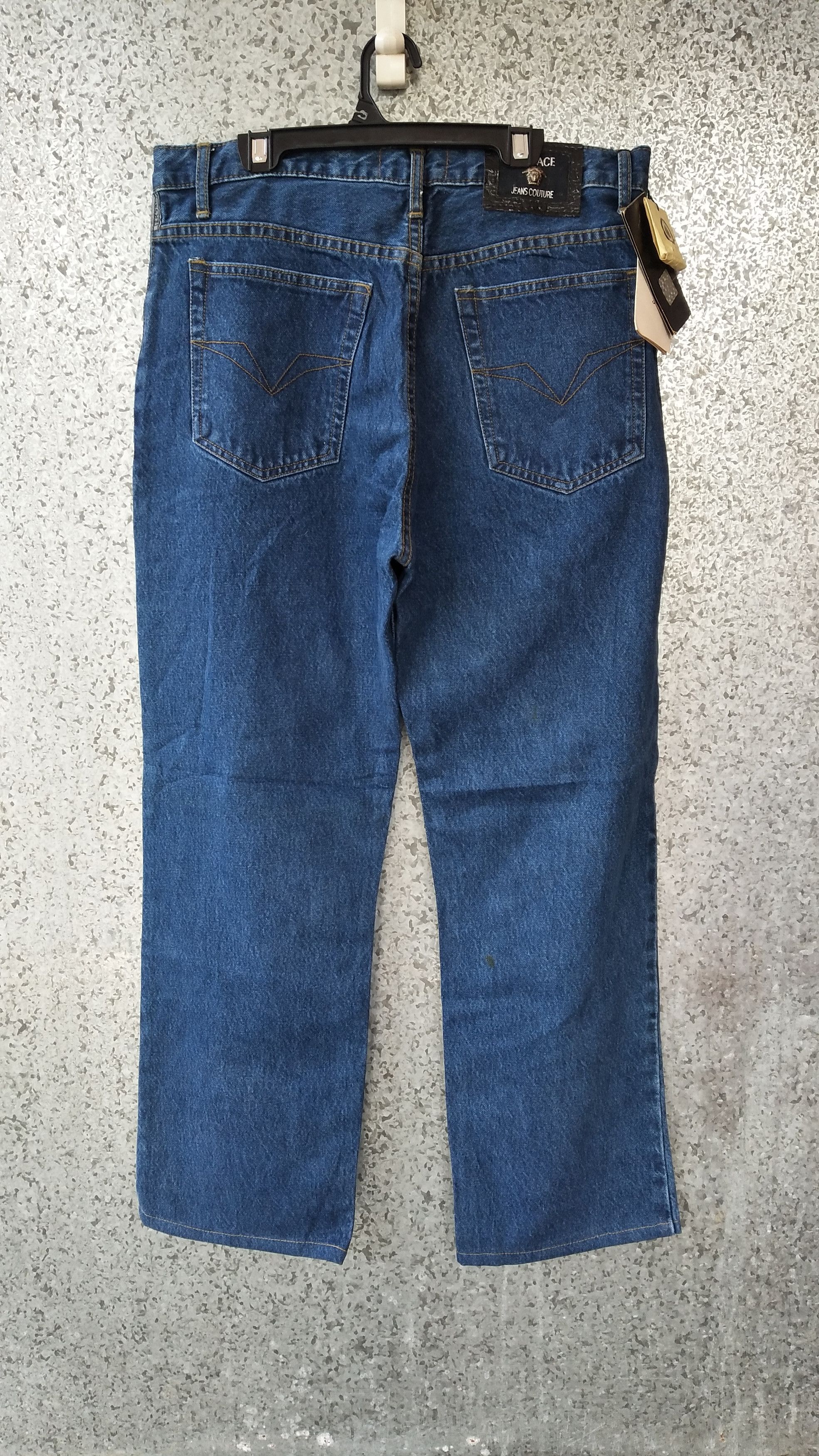 Versace 🔥 Deadstock Versace Jeans Couture ITTIERRE Blue Denim Jeans Size US 32 / EU 48 - 2 Thumbnail